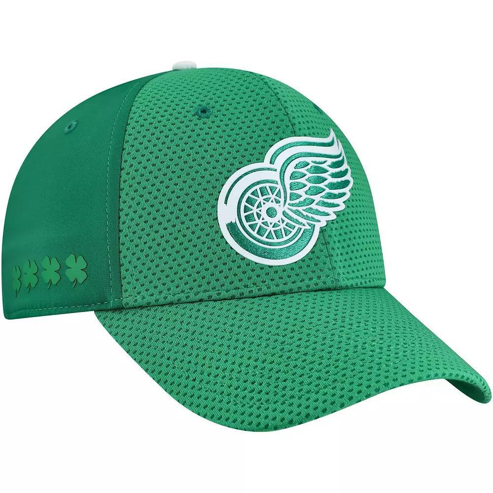 Men's Fanatics Kelly Green Detroit Red Wings Authentic Pro St. Patrick's Day Flex Hat, Size: Medium/Large Product Image