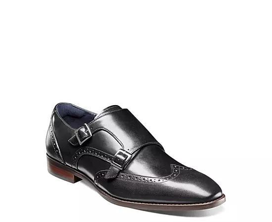 Stacy Adams Mens Karson Wingtip Double Monk Strap Product Image