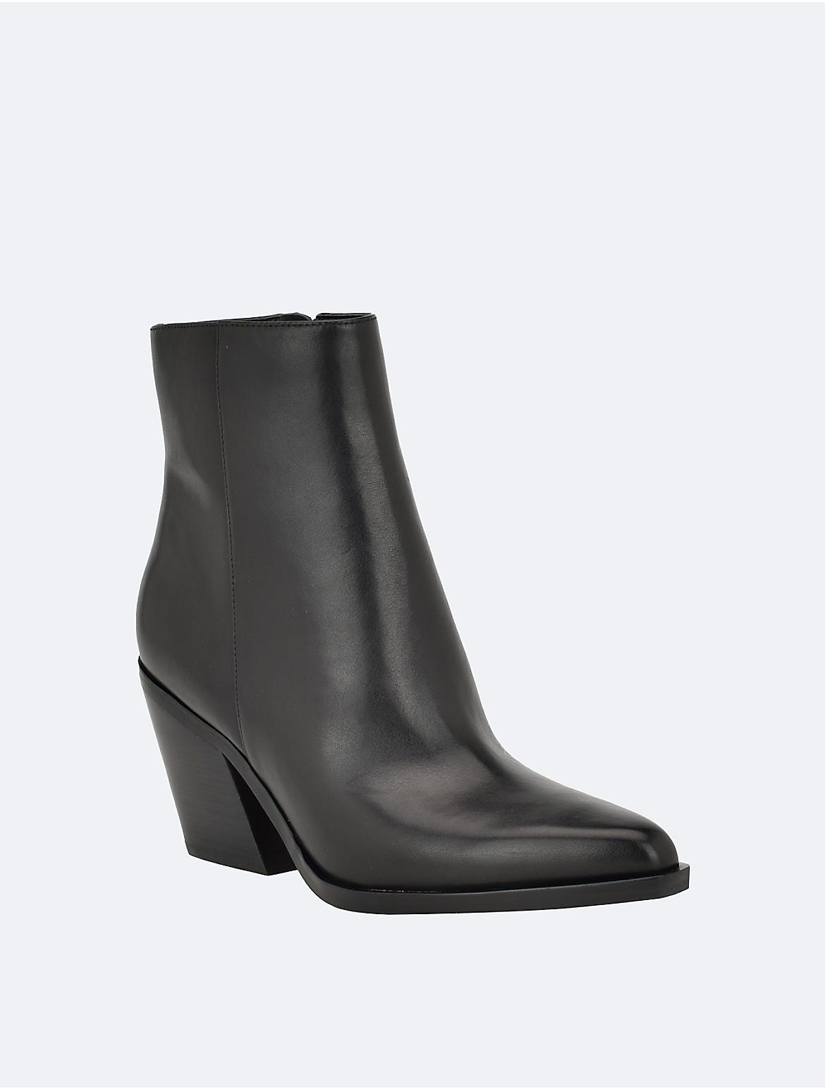 Calvin Klein Fallone Leather) Women's Boots Product Image