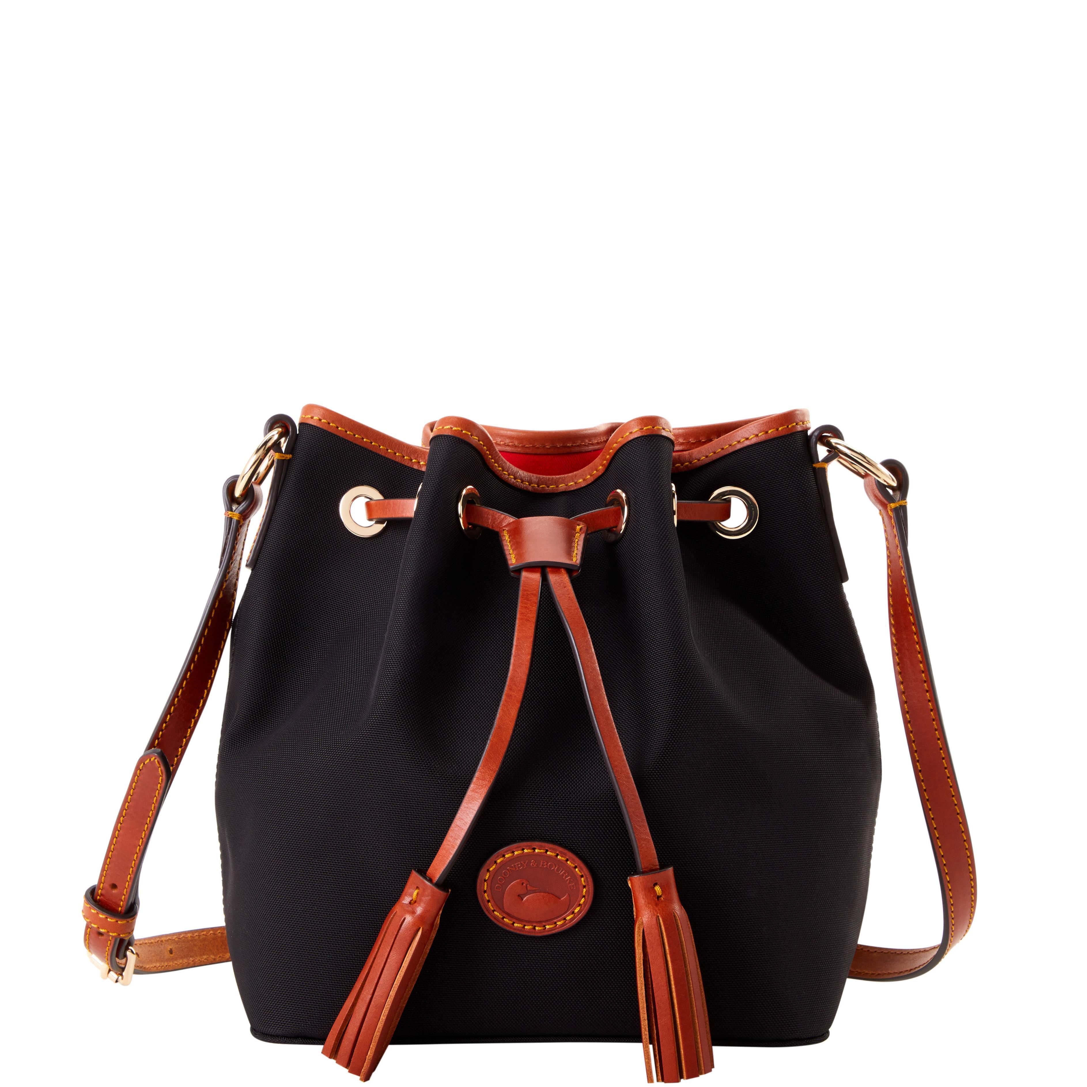 Dooney & Bourke Womens Nylon Kendall Crossbody Fabric Shoulder Bag in Black Product Image