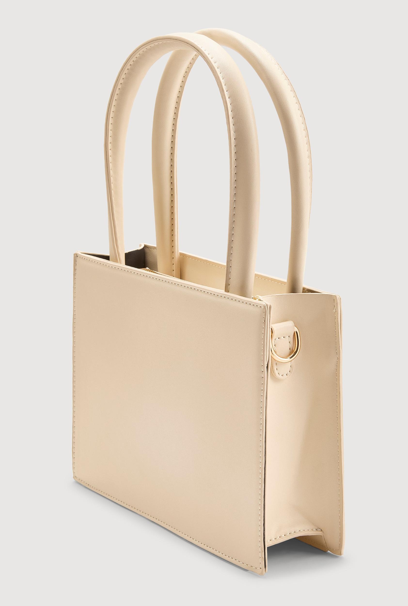 Triple Zipper Detail Convertible Handbag Unisex Product Image