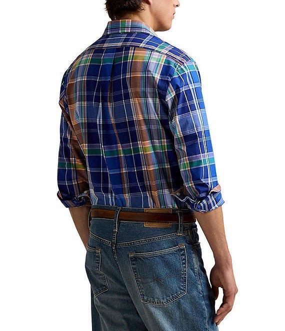 Polo Ralph Lauren Classic Fit Multi Plaid Stretch Poplin Long Sleeve Woven Shirt Product Image