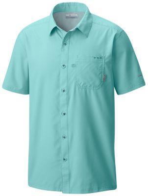Mens Columbia PFG UPF 50 Slack Tide Omni-Wick Button-Down Camp Shirt Product Image