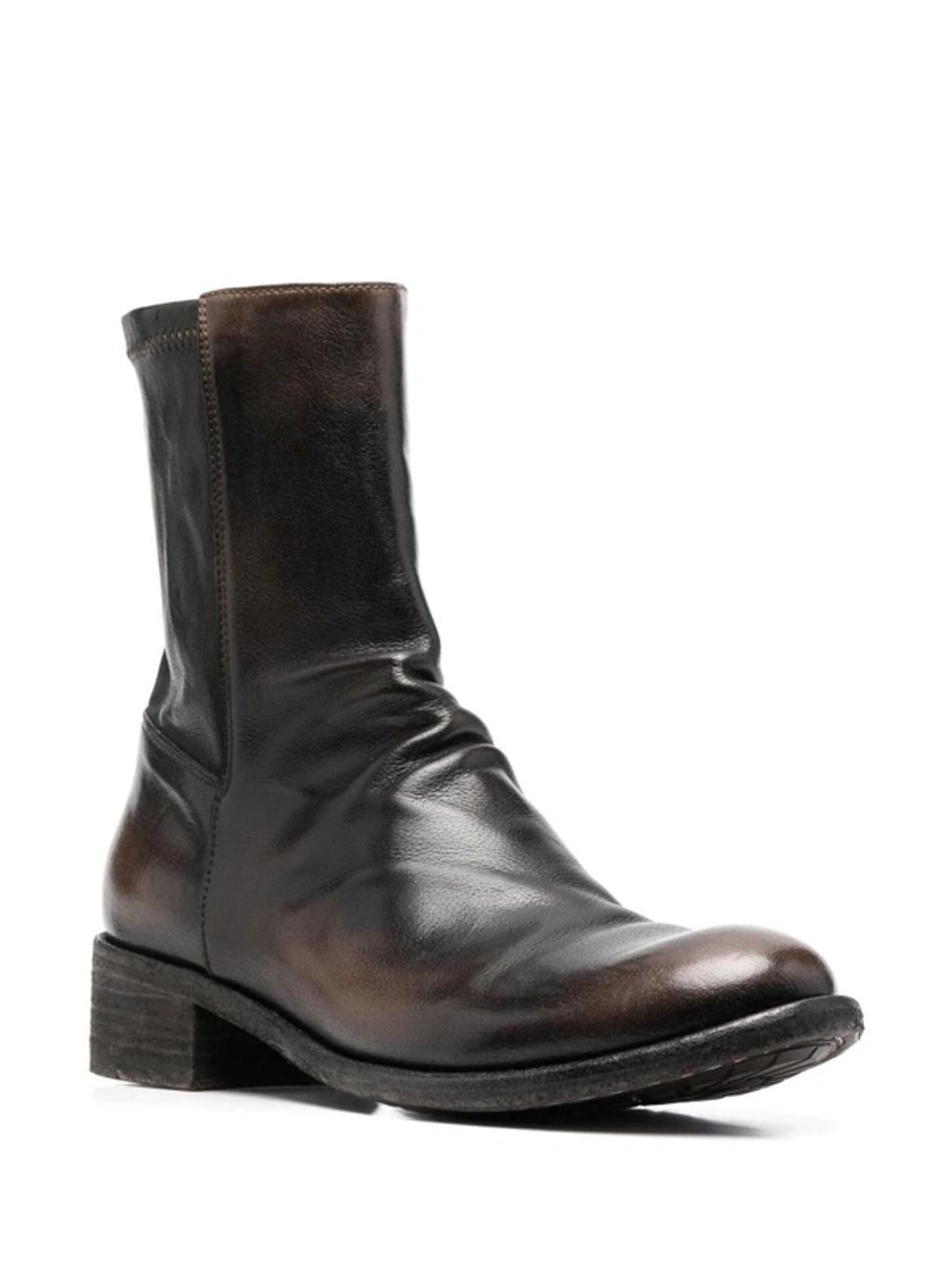 OFFICINE CREATIVE Lison Ankle Boots In Brown Product Image
