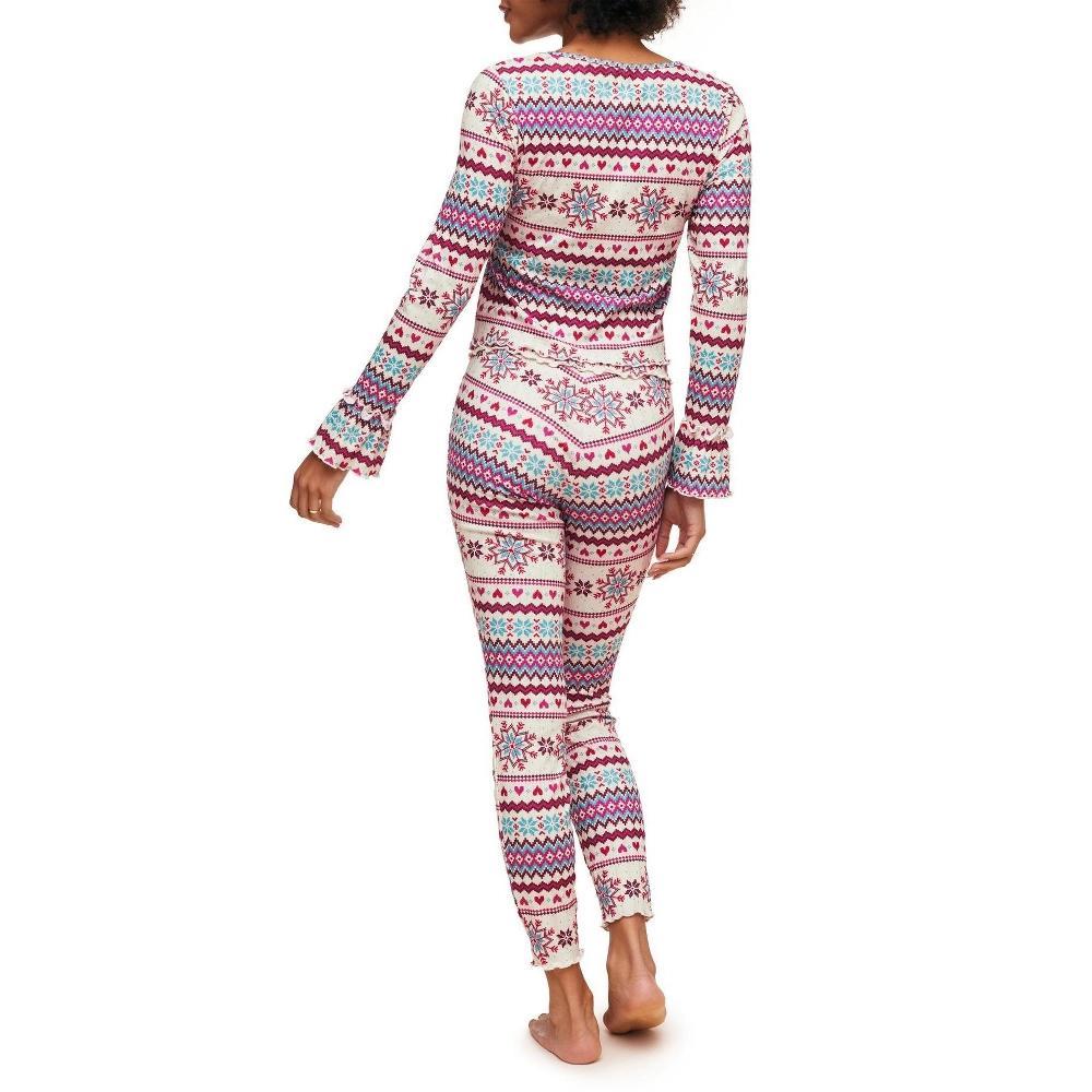 Adore Me Audra Womens Pajama Long Sleeve Top & Legging Set Product Image