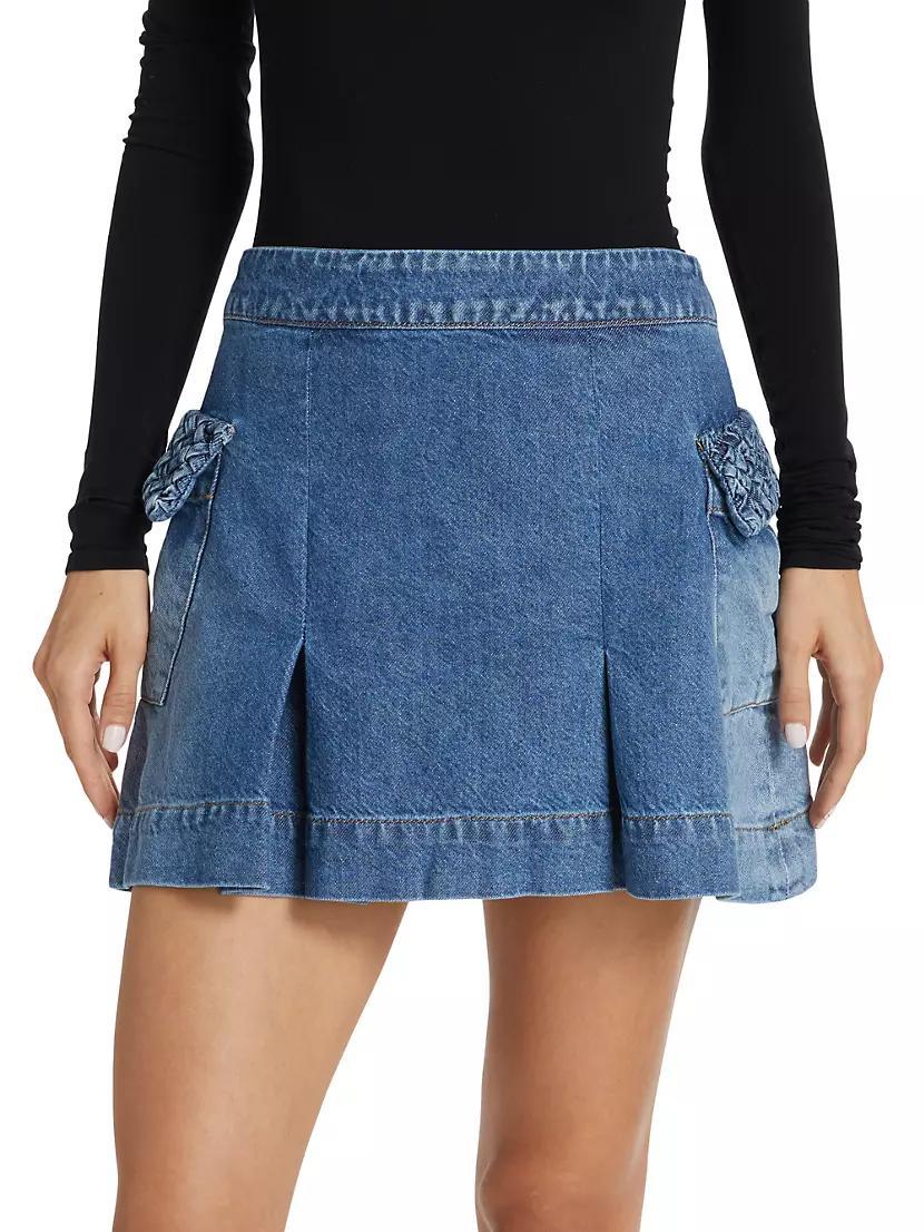 Agatha Denim Miniskirt Product Image