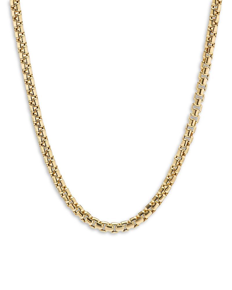 David Yurman Men's Box Chain Necklace in 18K Gold, 2.7mm at Nordstrom, Size 22 Product Image