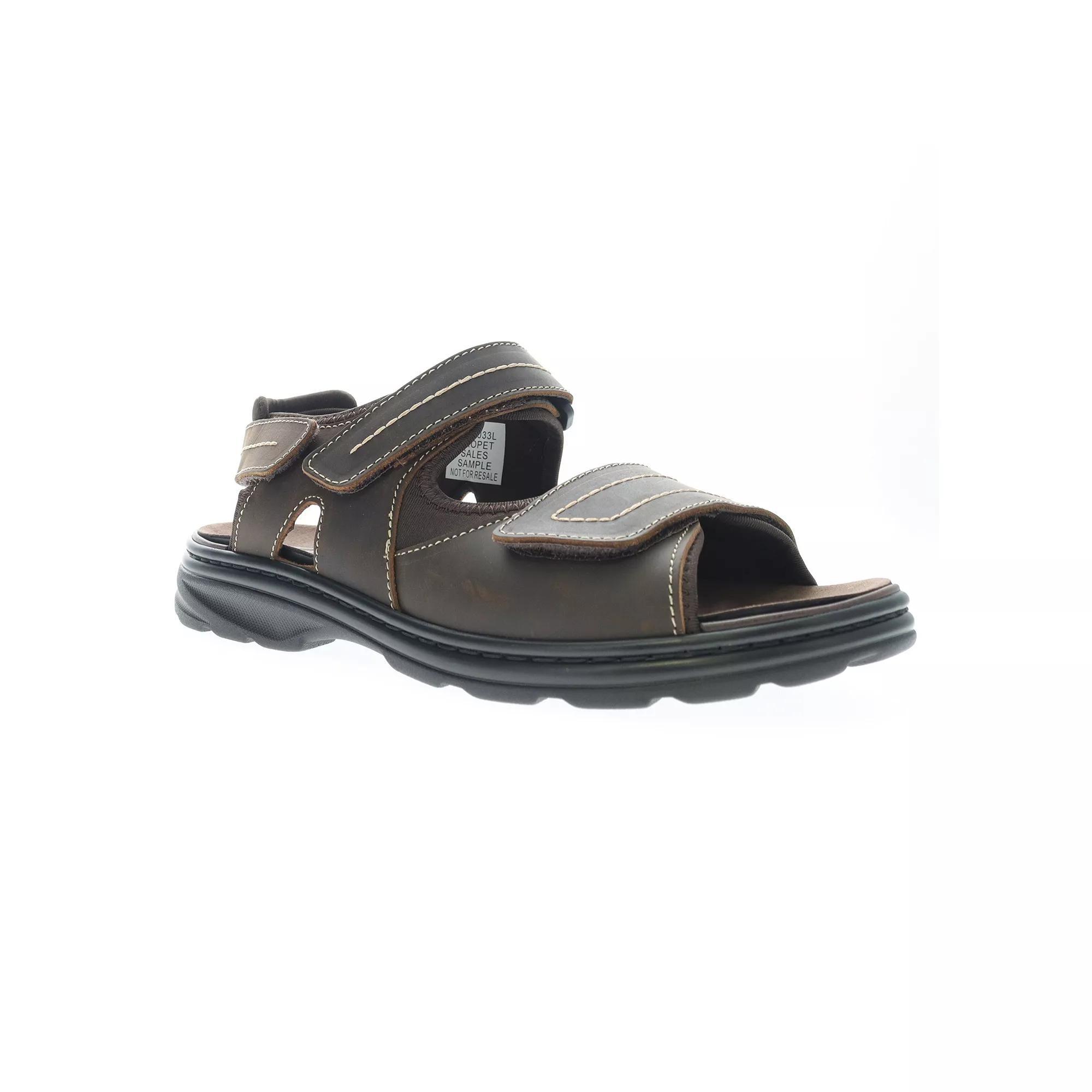 Propet Hudson Men's Sport Sandals, Size: 8, Brown Product Image