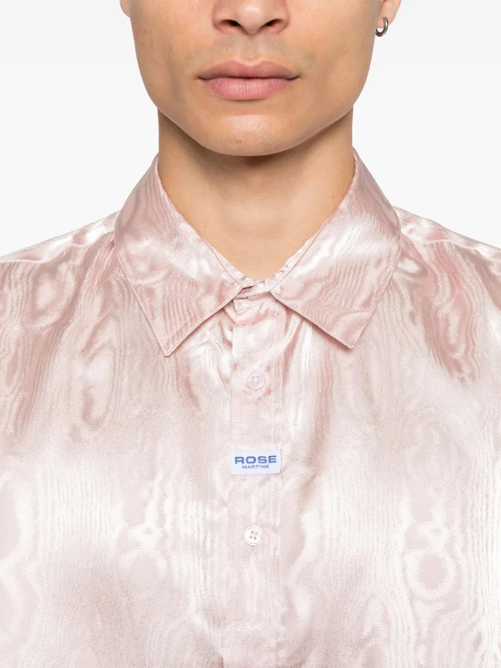 patterned-jacquard shirt Product Image