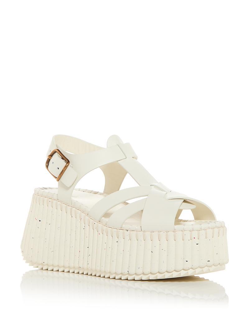 Chloe Womens Nama Wedge Sandals Product Image