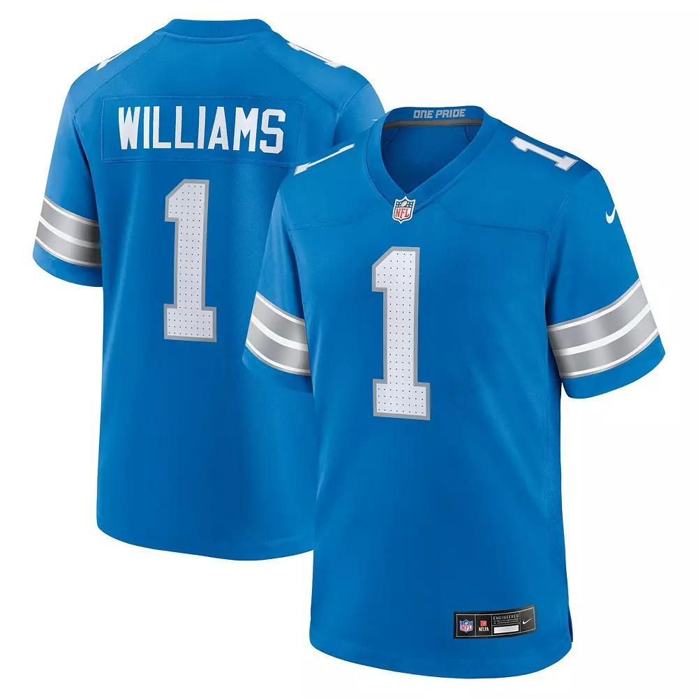 Jameson Williams Detroit Lions Nike Men's NFL Game Jersey Product Image