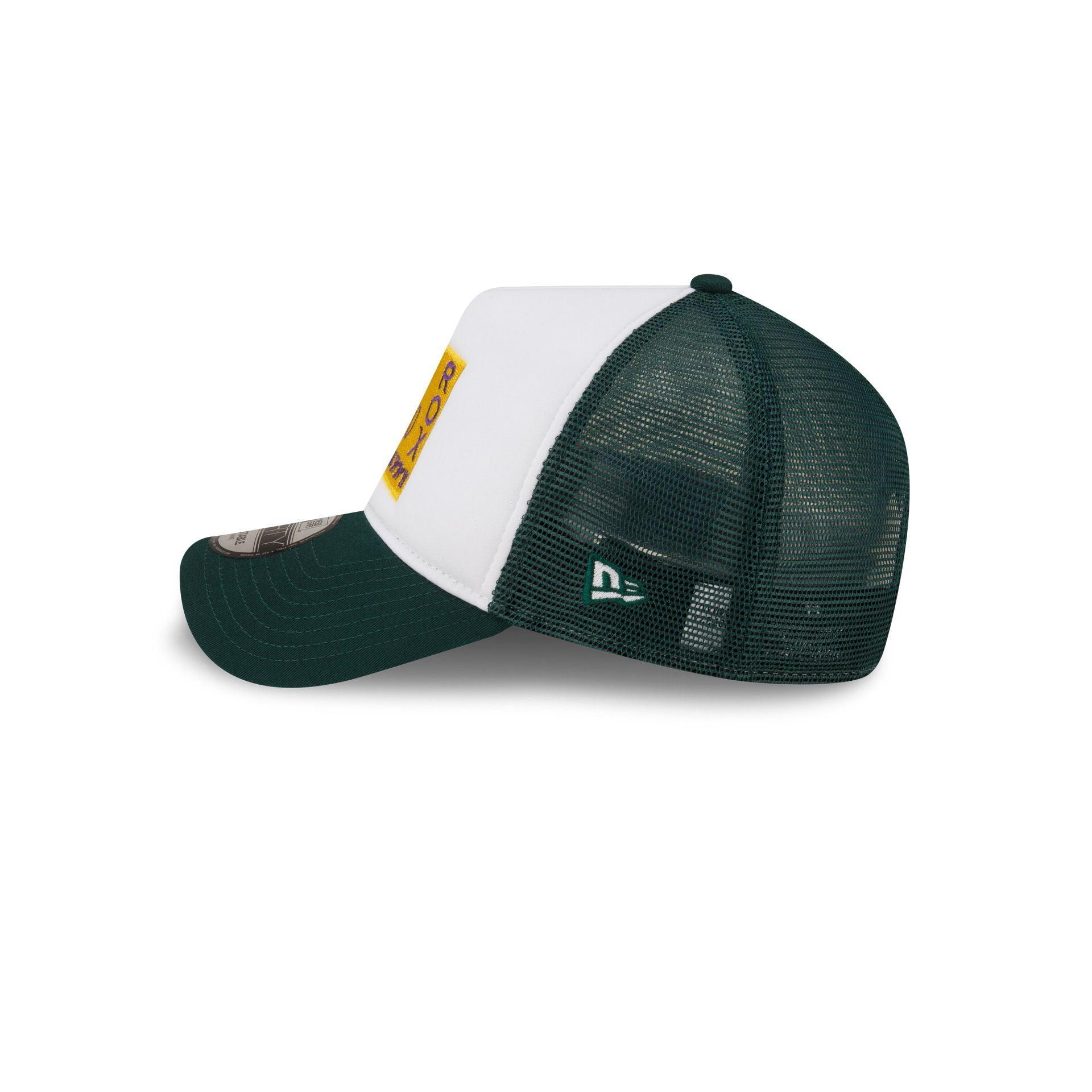 Indiana Pacers 2024 Rally Drive White 9FORTY A-Frame Trucker Hat Male Product Image