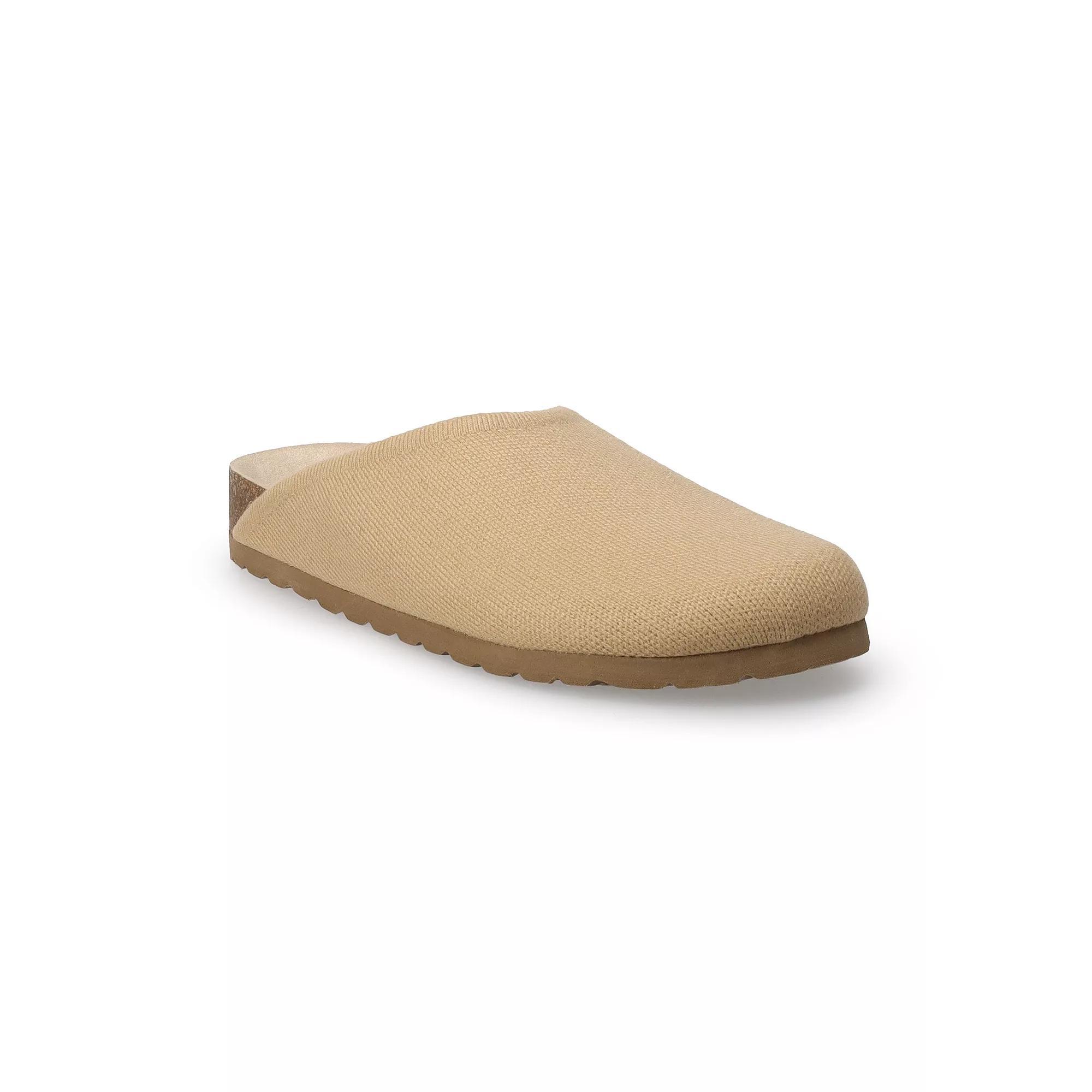 Sonoma Goods For Life® Haxleigh Women's Knit Clogs, Size: 5, Brown Product Image