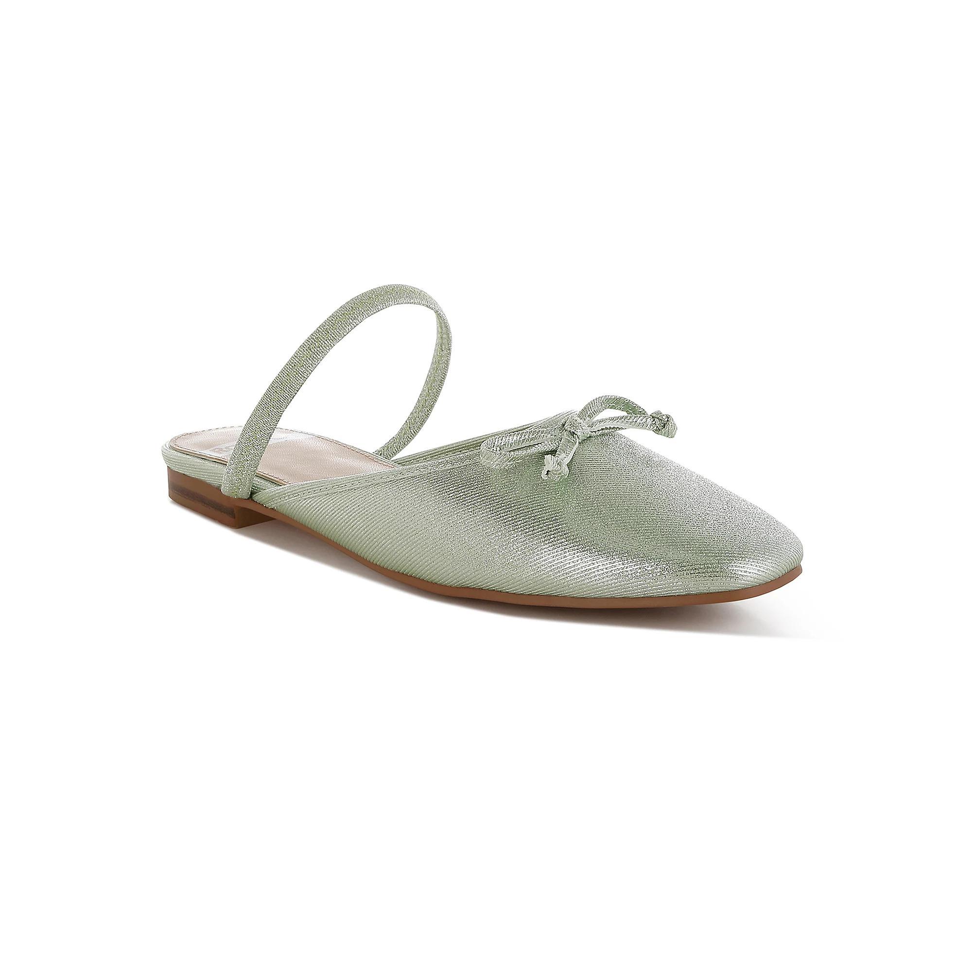 Rag & Co Opalia Women's Glitter Bow Mules, Size: 10, Green Product Image