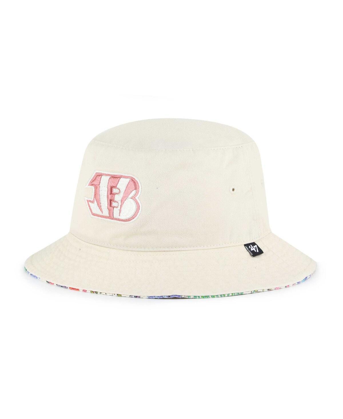 Women's '47 Natural Cincinnati Bengals Pollinator Bucket Hat, Beige Product Image