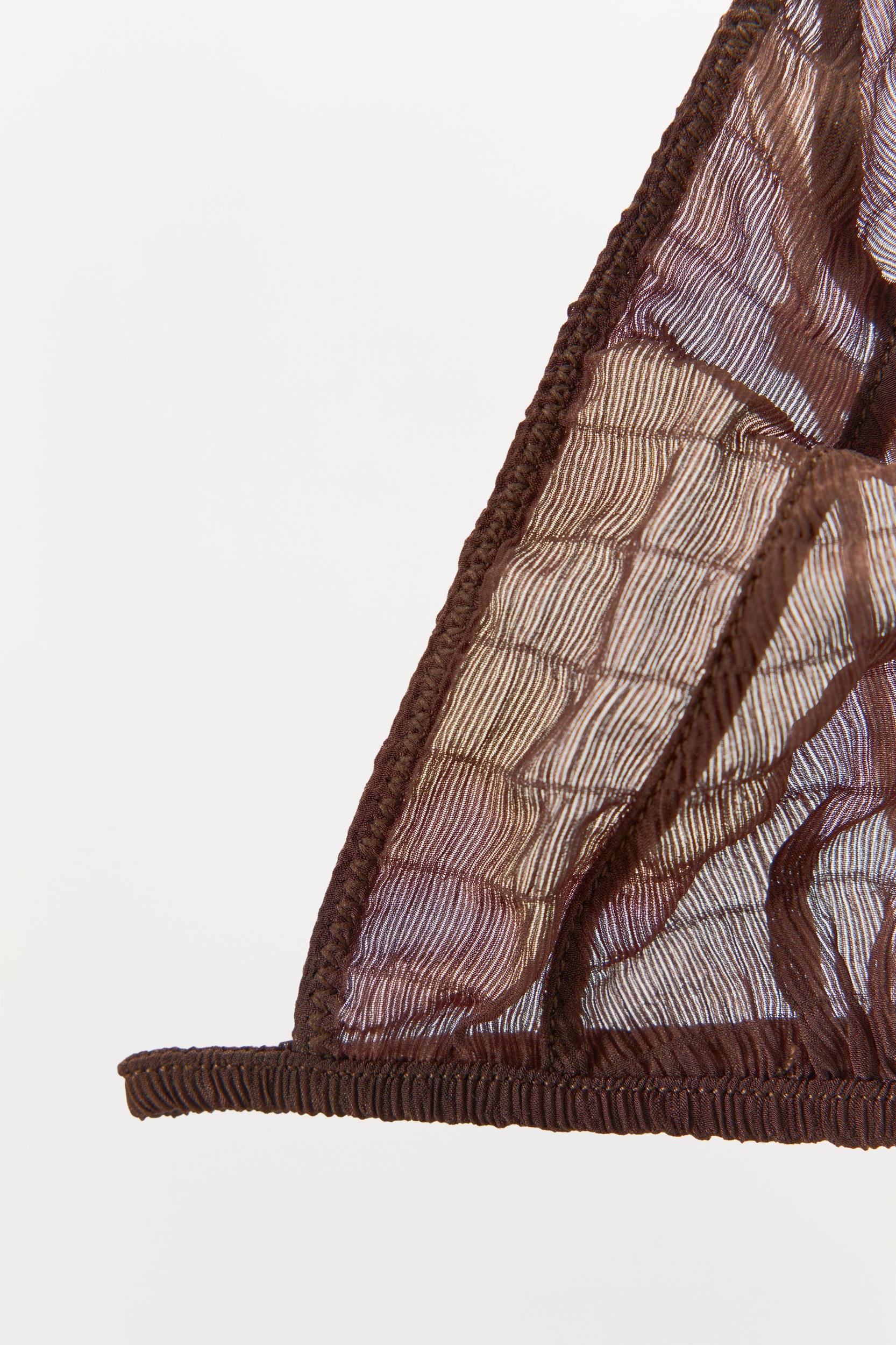 STRUCTURED SILK THONG LIMITED EDITION Product Image
