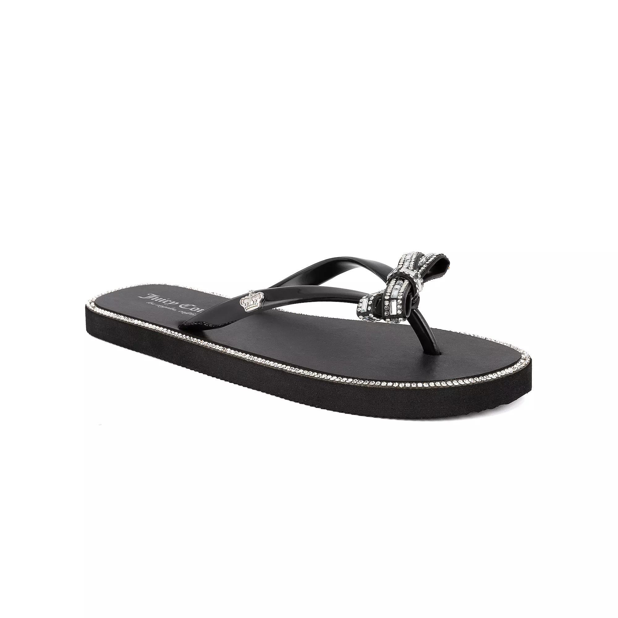 Juicy Couture Sierra Womens Toe Flip Flops Product Image
