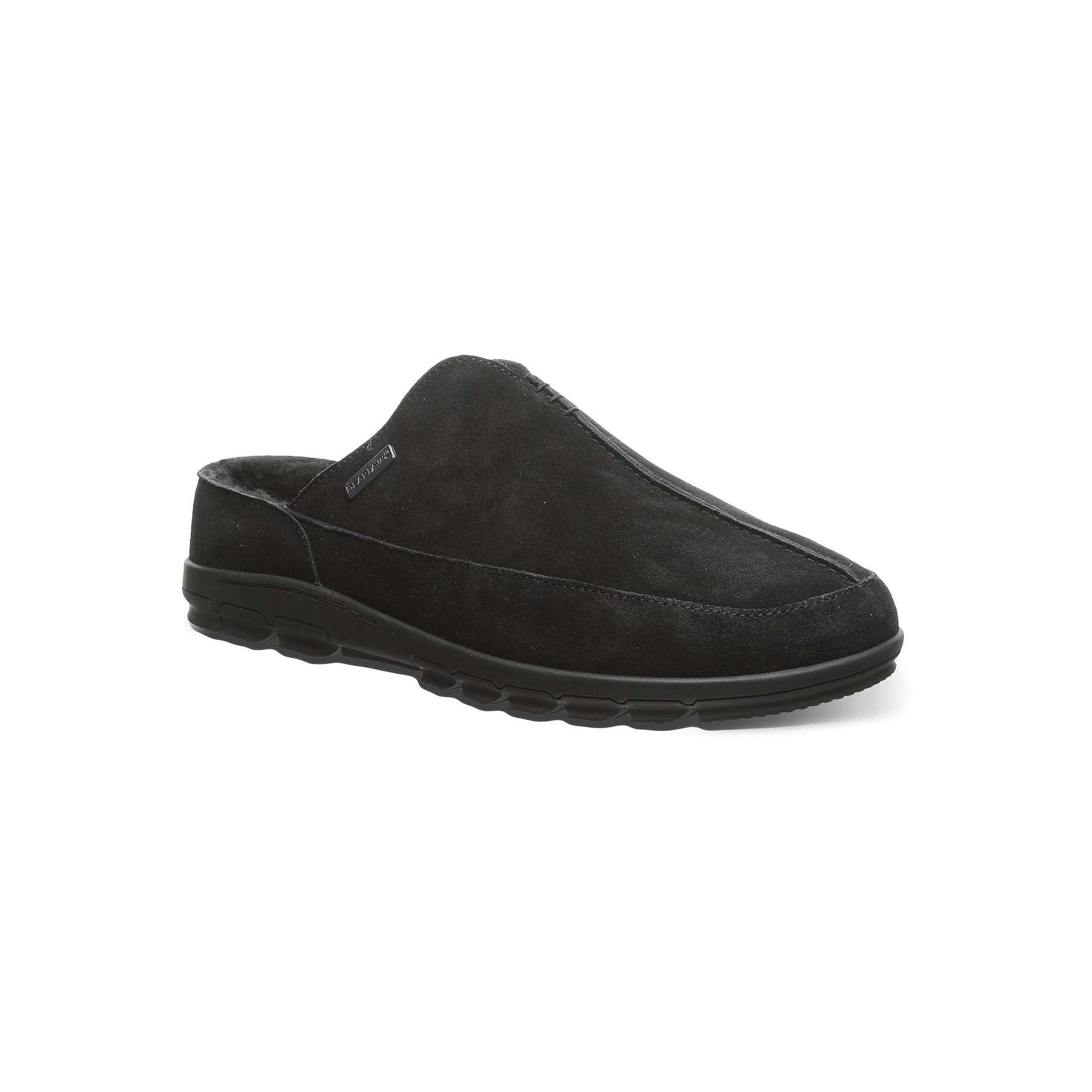 Bearpaw Bruce Men's Suede Slippers, Size: 11, Black Product Image