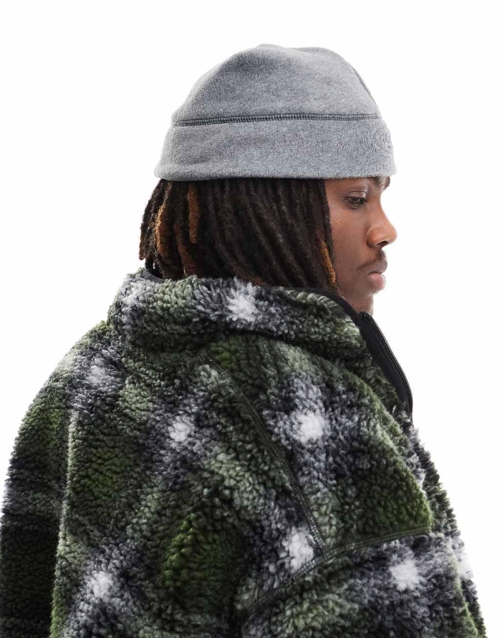 Gramicci thermal beanie in heather gray Product Image