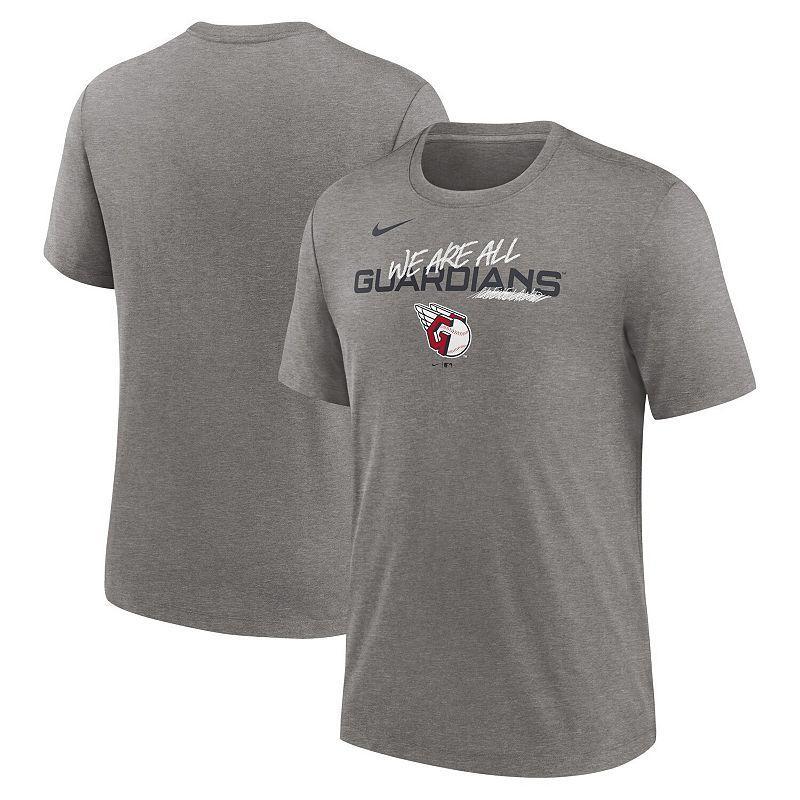 Men's Nike Heather Charcoal San Francisco Giants We Are All Tri-Blend T-Shirt, Size: XL Product Image