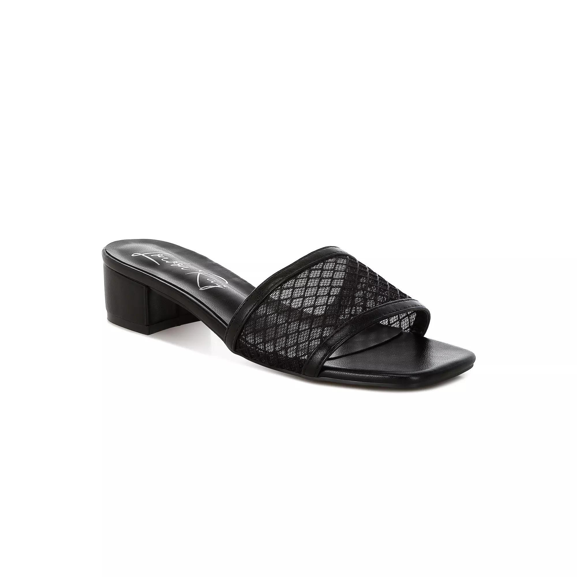 London Rag Faria Women's Heeled Sandals, Size: 7, Black Product Image
