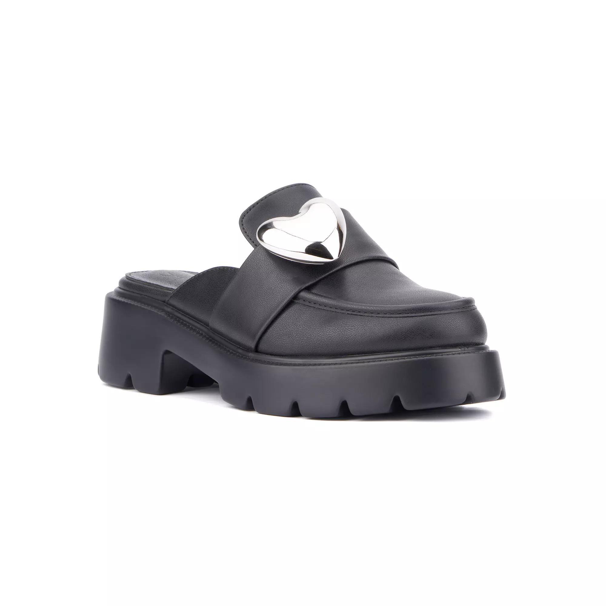 Olivia Miller Heartless Womens Platform Mules Product Image