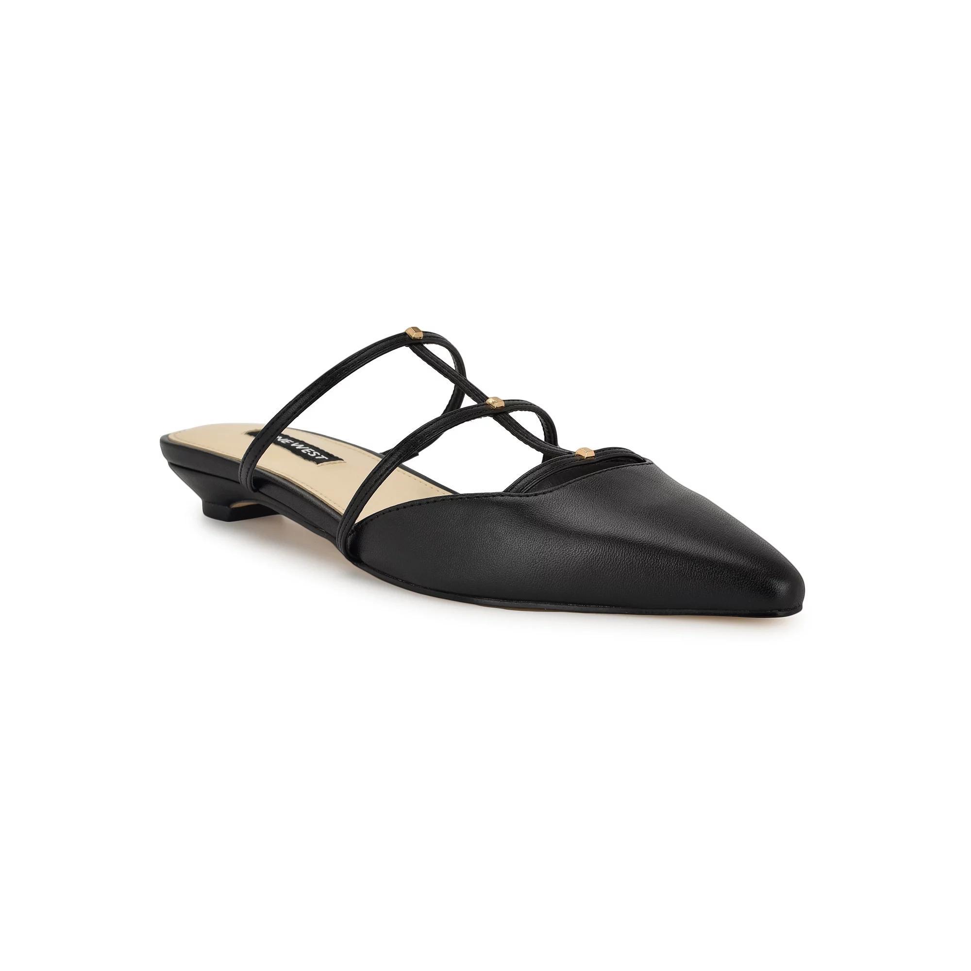 Nine West Paoly Slip-On Pointy Toe Women's Dress Flats, Size: 6.5, Black Product Image
