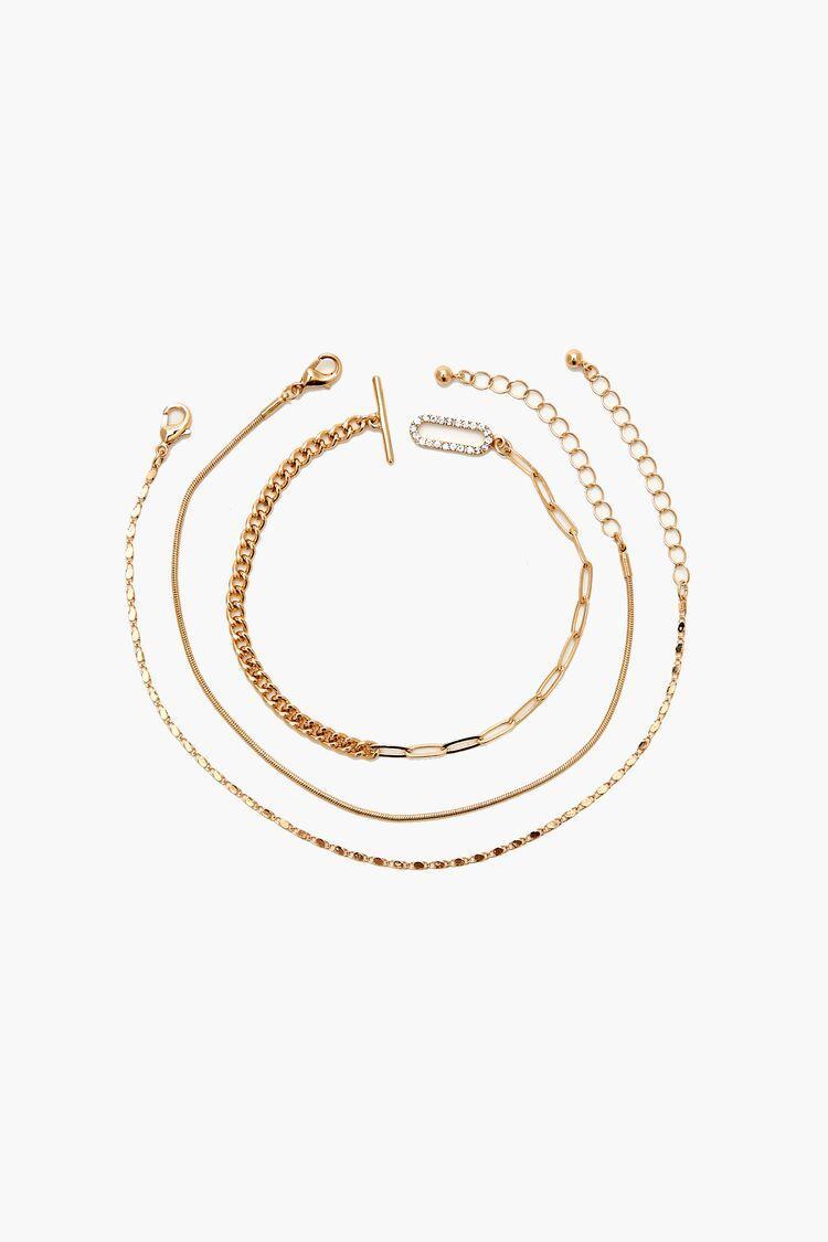 Assorted Chain Anklet Set | Forever 21 Product Image