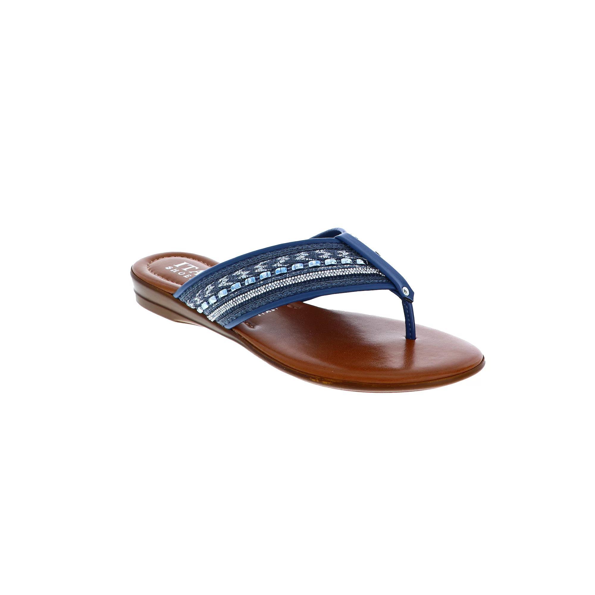 Italian Shoemakers Zali Women's Thong Sandals, Size: 10, Blue Product Image