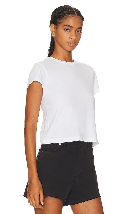 Agolde Adine Cotton Shrunken Tee Product Image