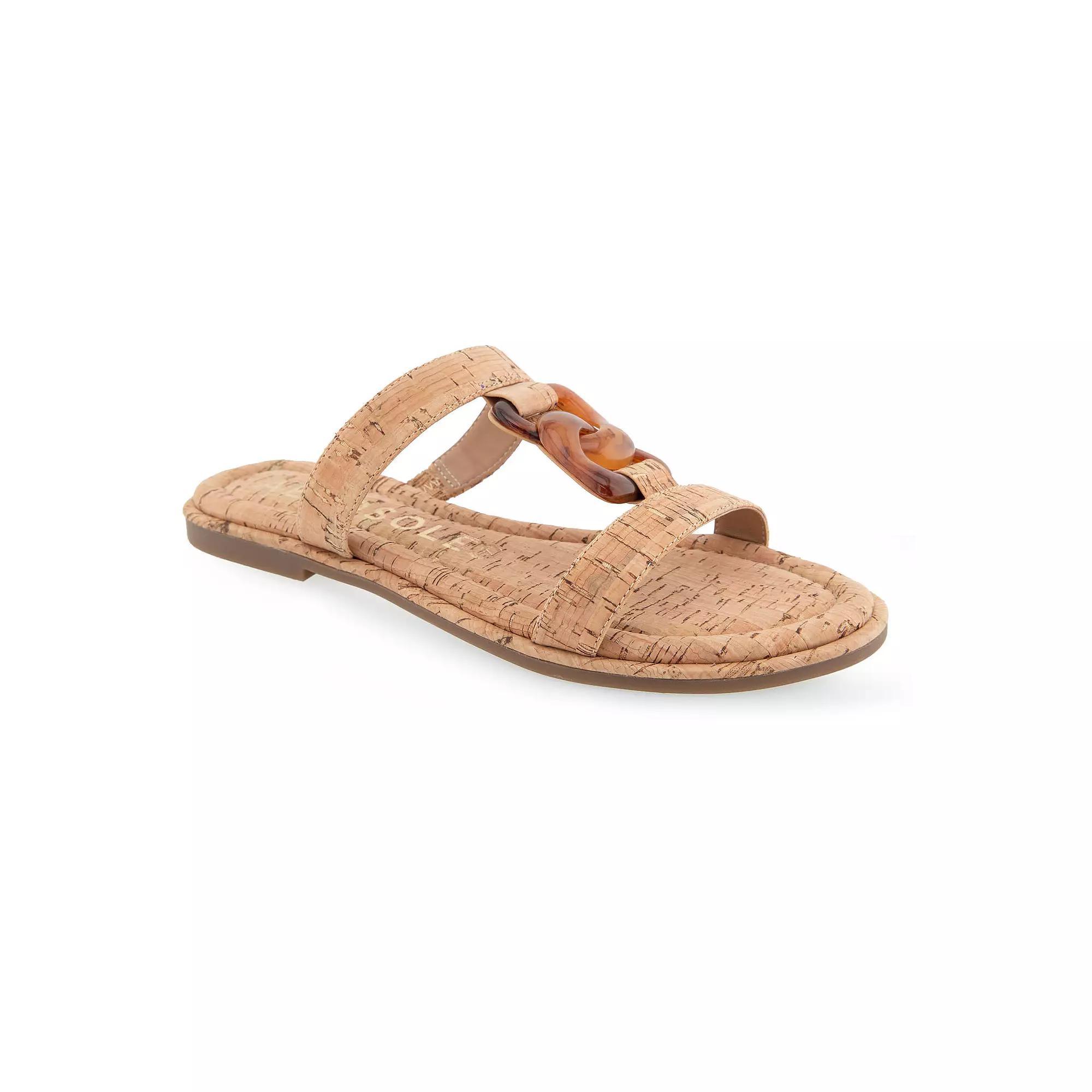 Aerosoles Geraldine Women's Slide Sandals, Size: 7.5, Brown Combo Product Image
