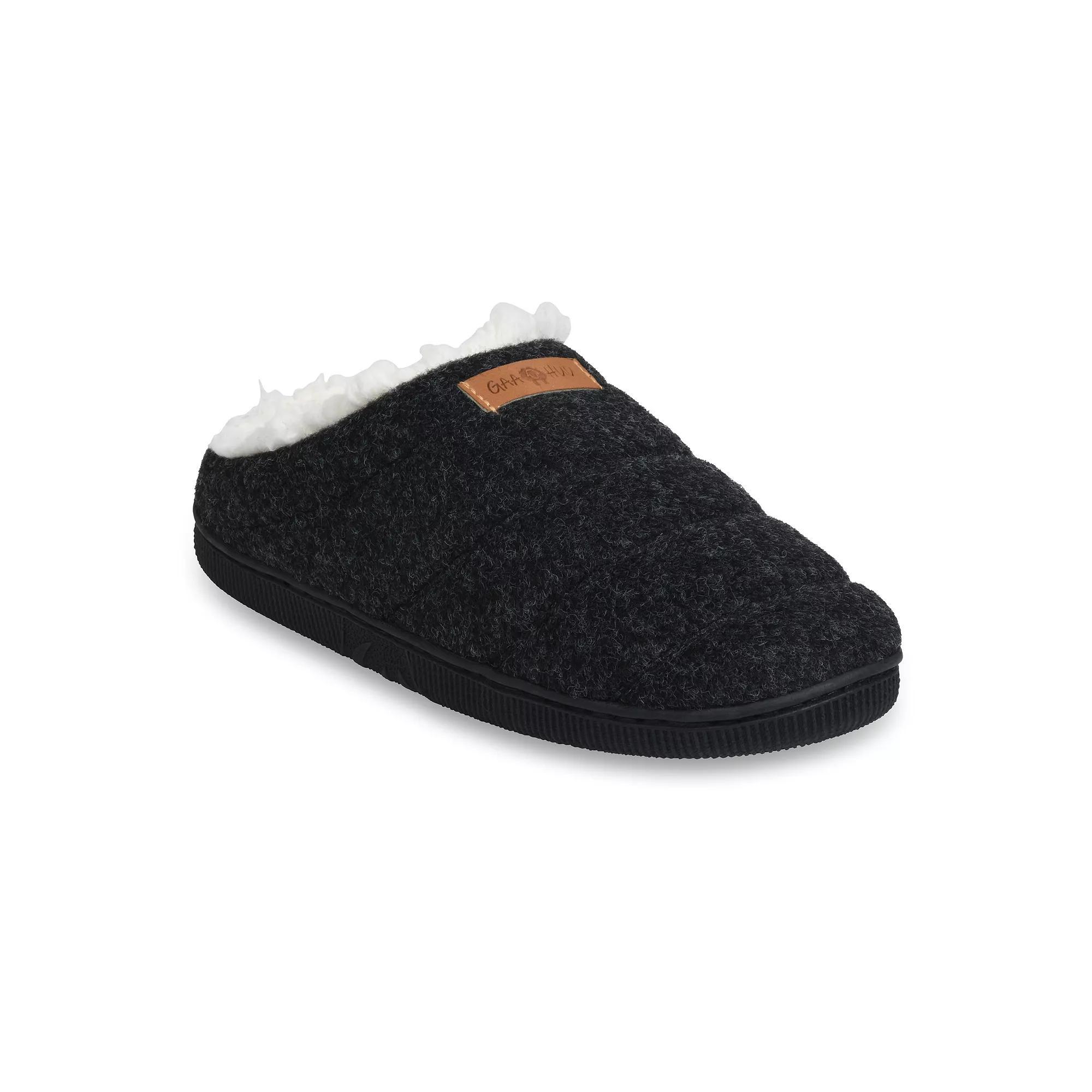 GaaHuu Faux Wool Tube Quilted Clog Women's Slippers, Size: Medium, Black Product Image