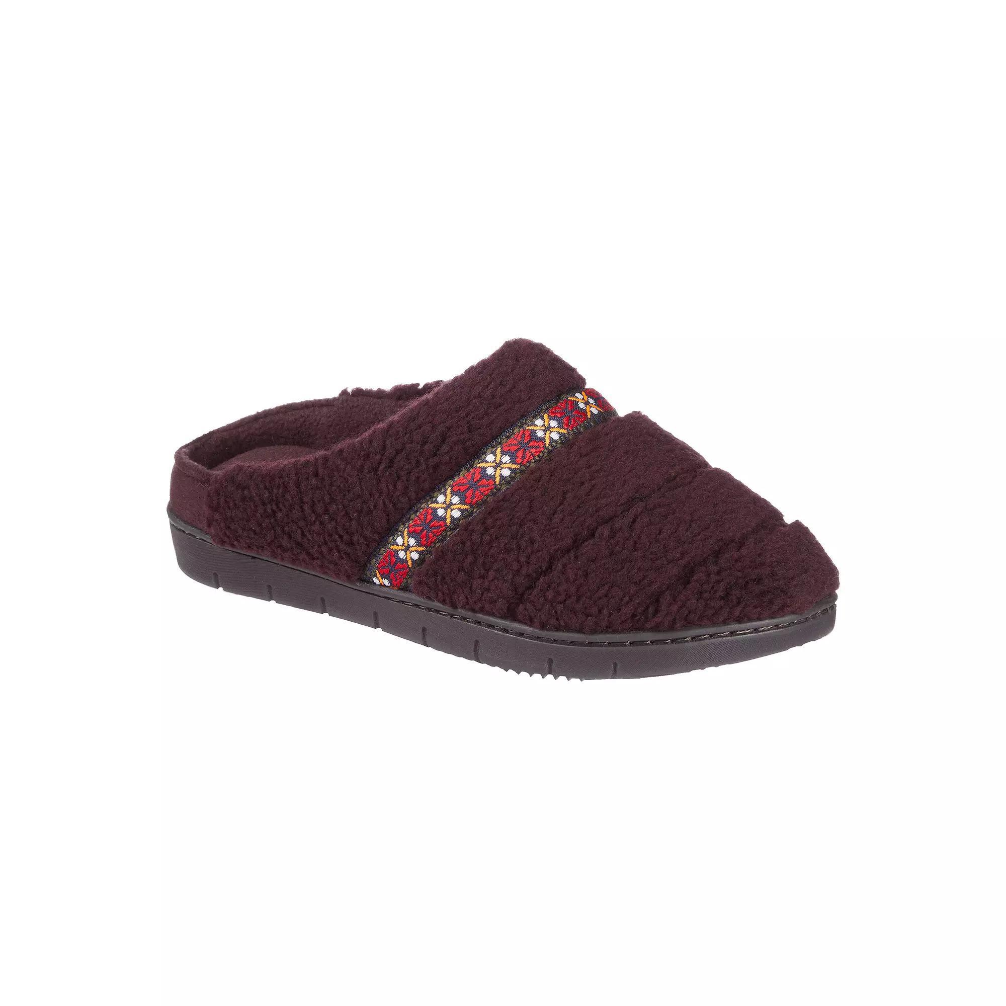 isotoner Clara Berber Memory Foam Womens Clog Slippers Product Image