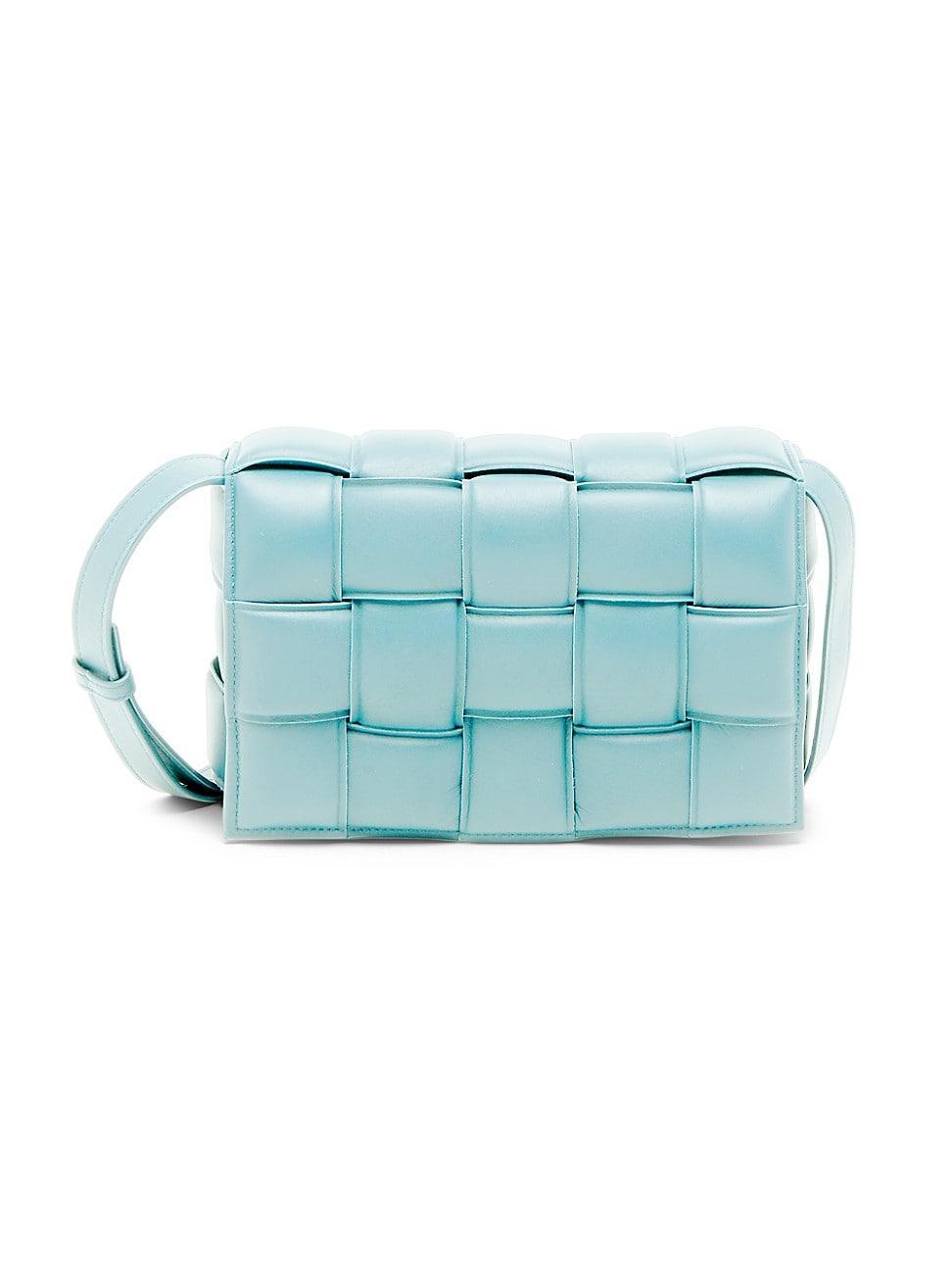Womens The Cassette Padded Leather Crossbody Bag Product Image