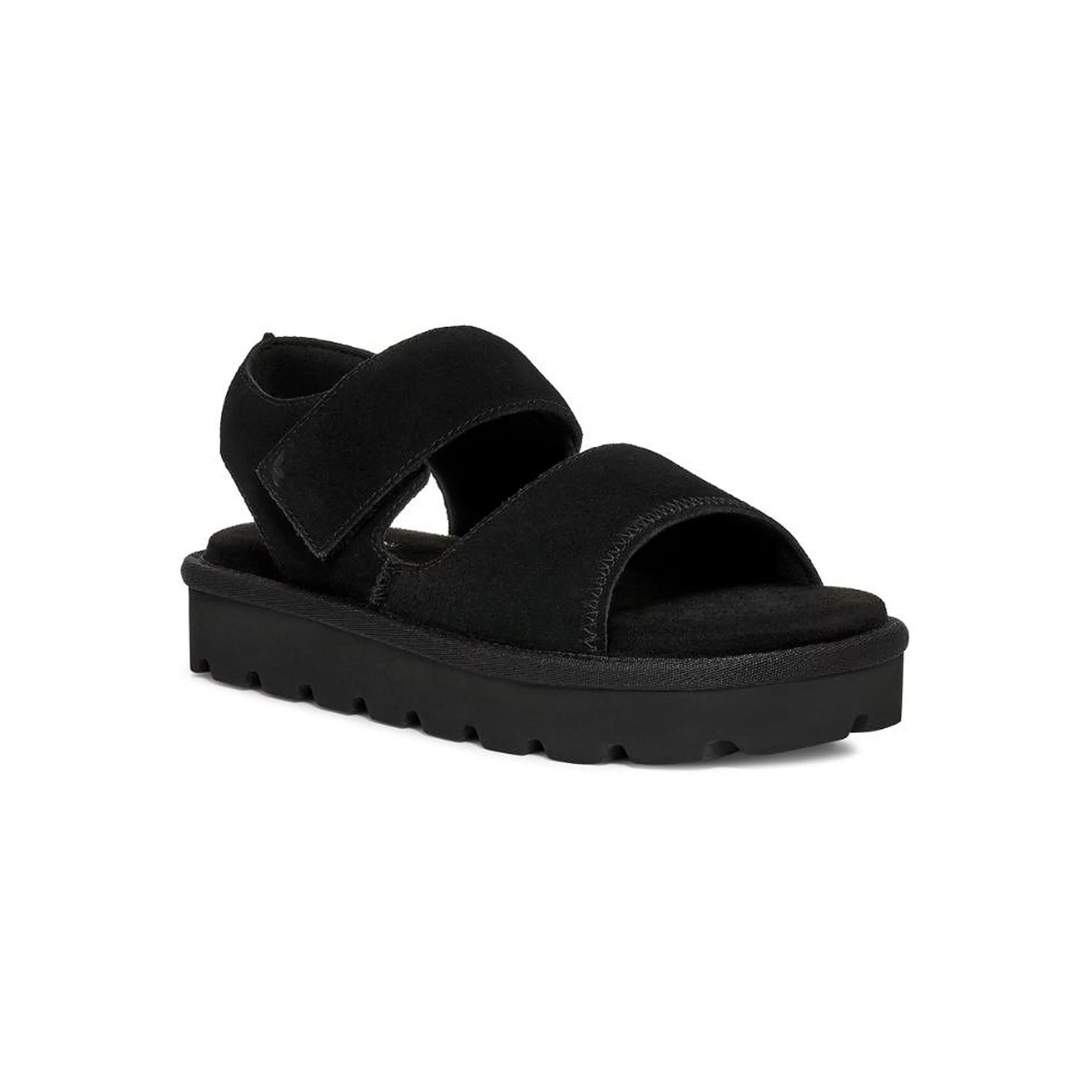 Women's Koolaburra by UGG Tizz Suede Slide Sandals, Size: 6, Black Product Image