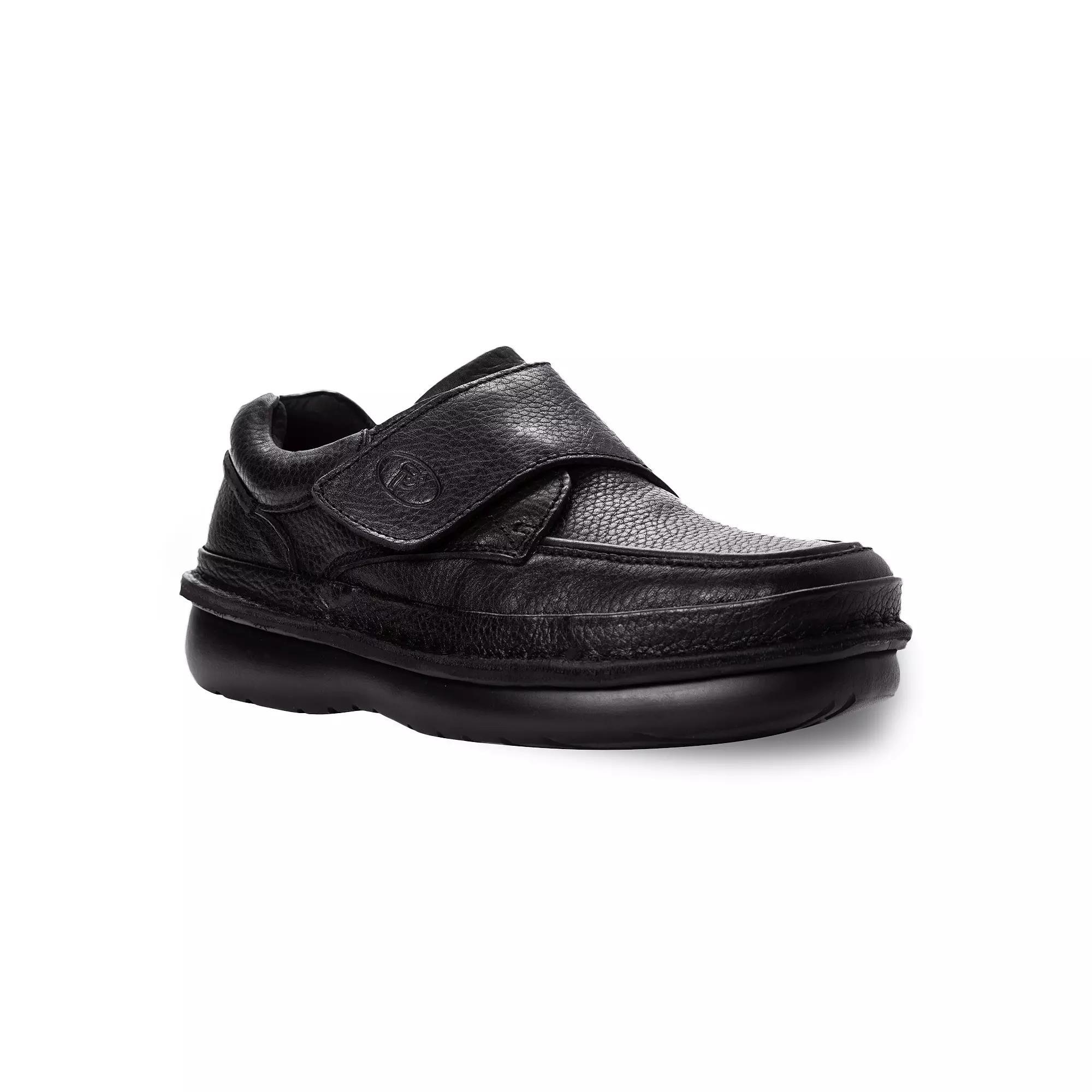 Propet Scandia Strap Men's Sneakers, Size: 11.5 XXW, Black Product Image