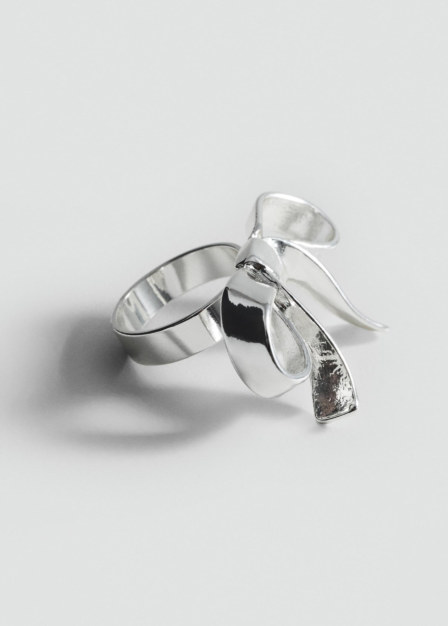 Bow ring - Women | MANGO USA Product Image