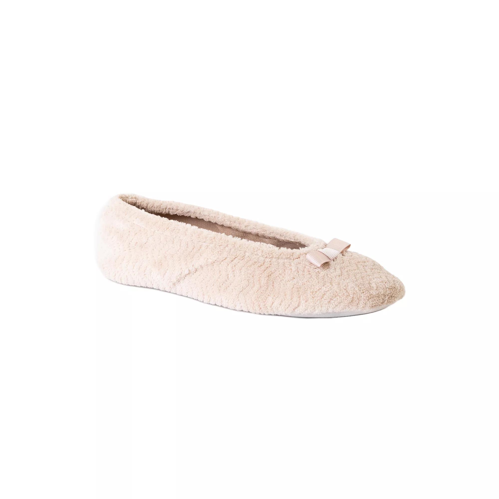 isotoner Chevron Women's Ballet Slippers, Size: Medium, Brown Product Image