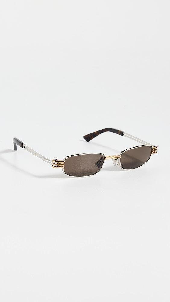Bottega Veneta Rectangular Sunglasses | Shopbop Product Image