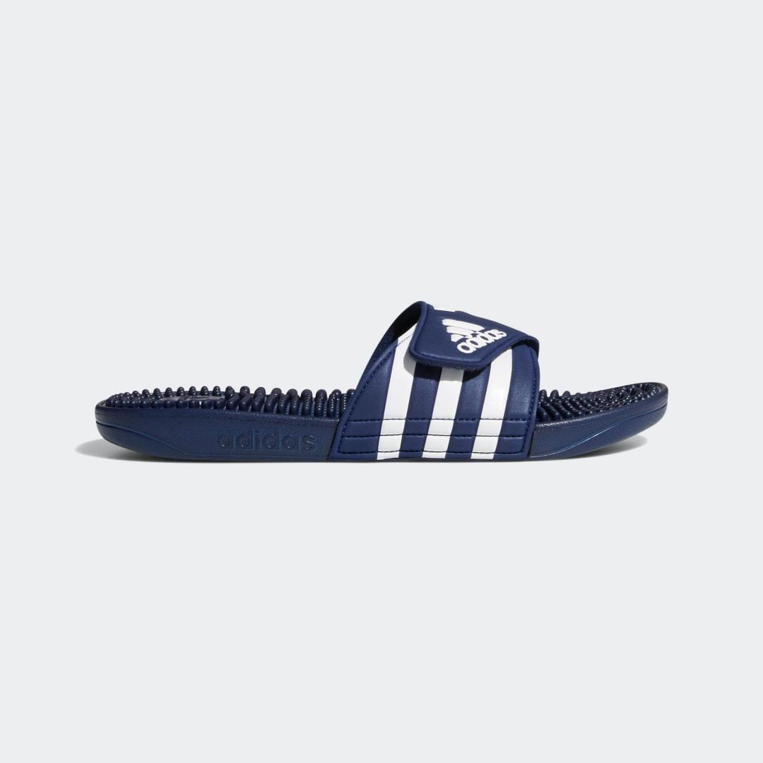 adidas Adissage Men's Slide Sandals, Size: 7, Black White Product Image