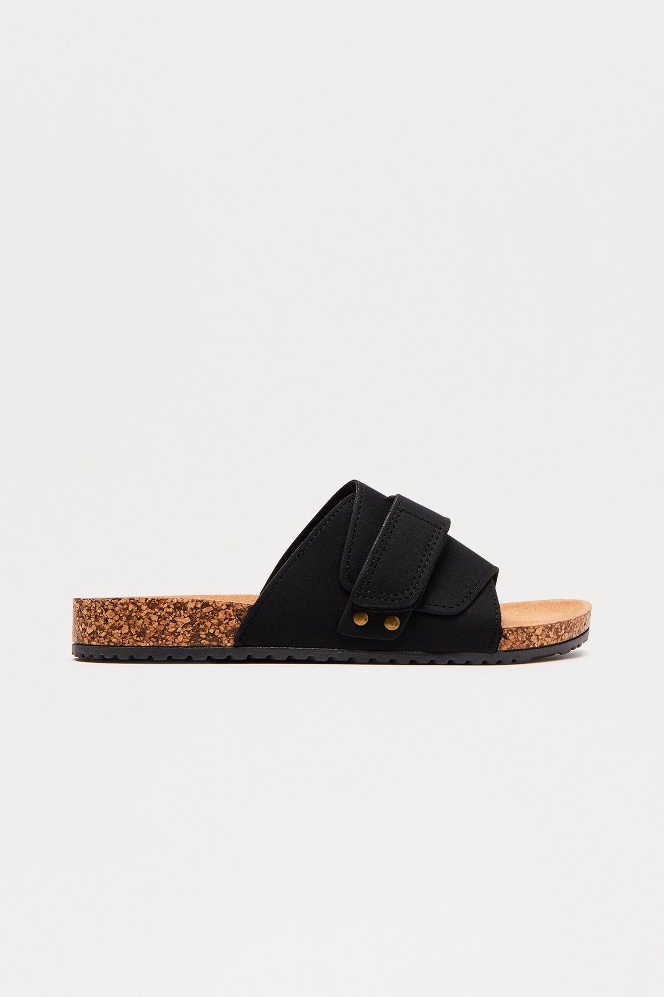 Russel Slip On Sandals - Black Product Image