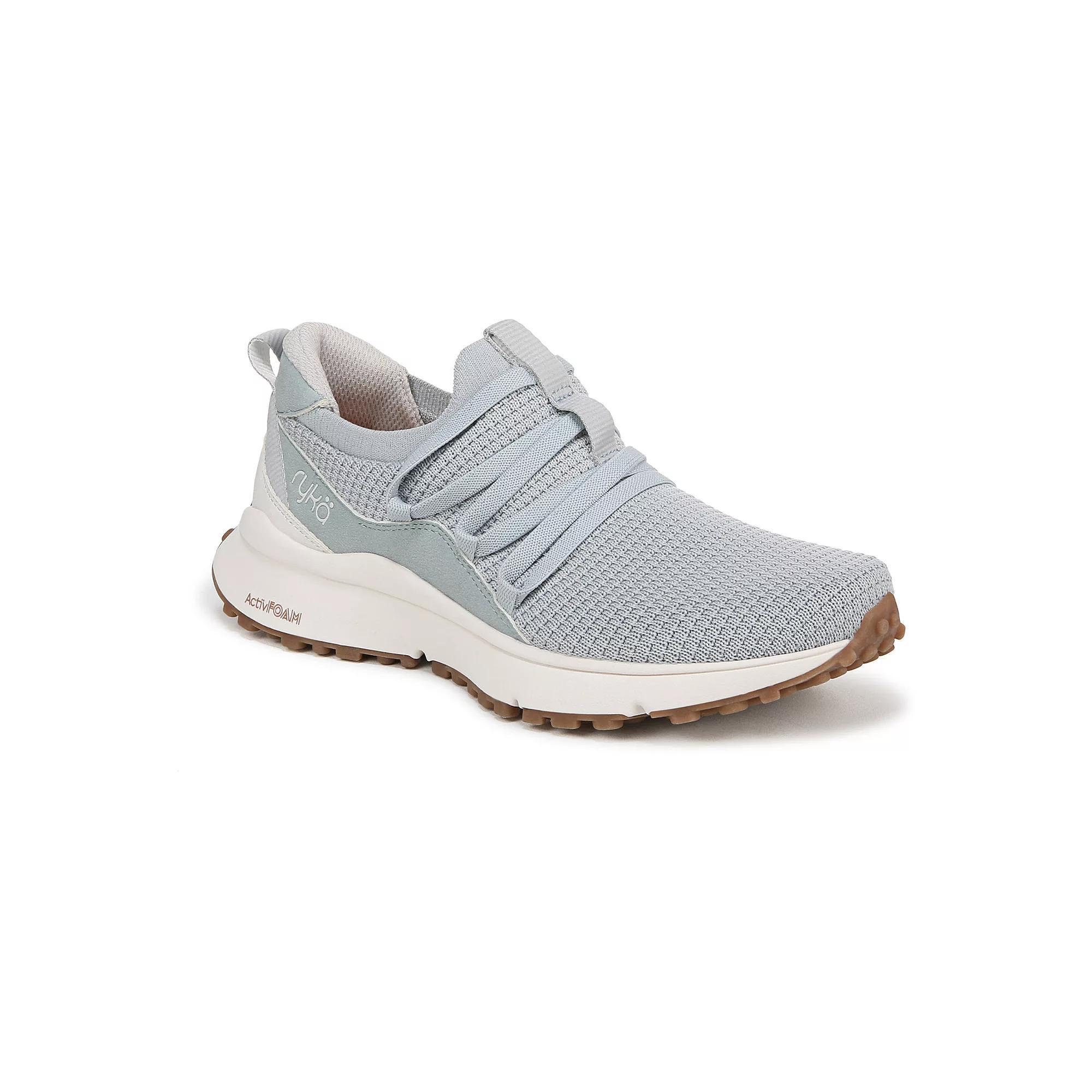Ryka Womens Jump Start Lace Stretch Knit Slip On Sneakers Product Image