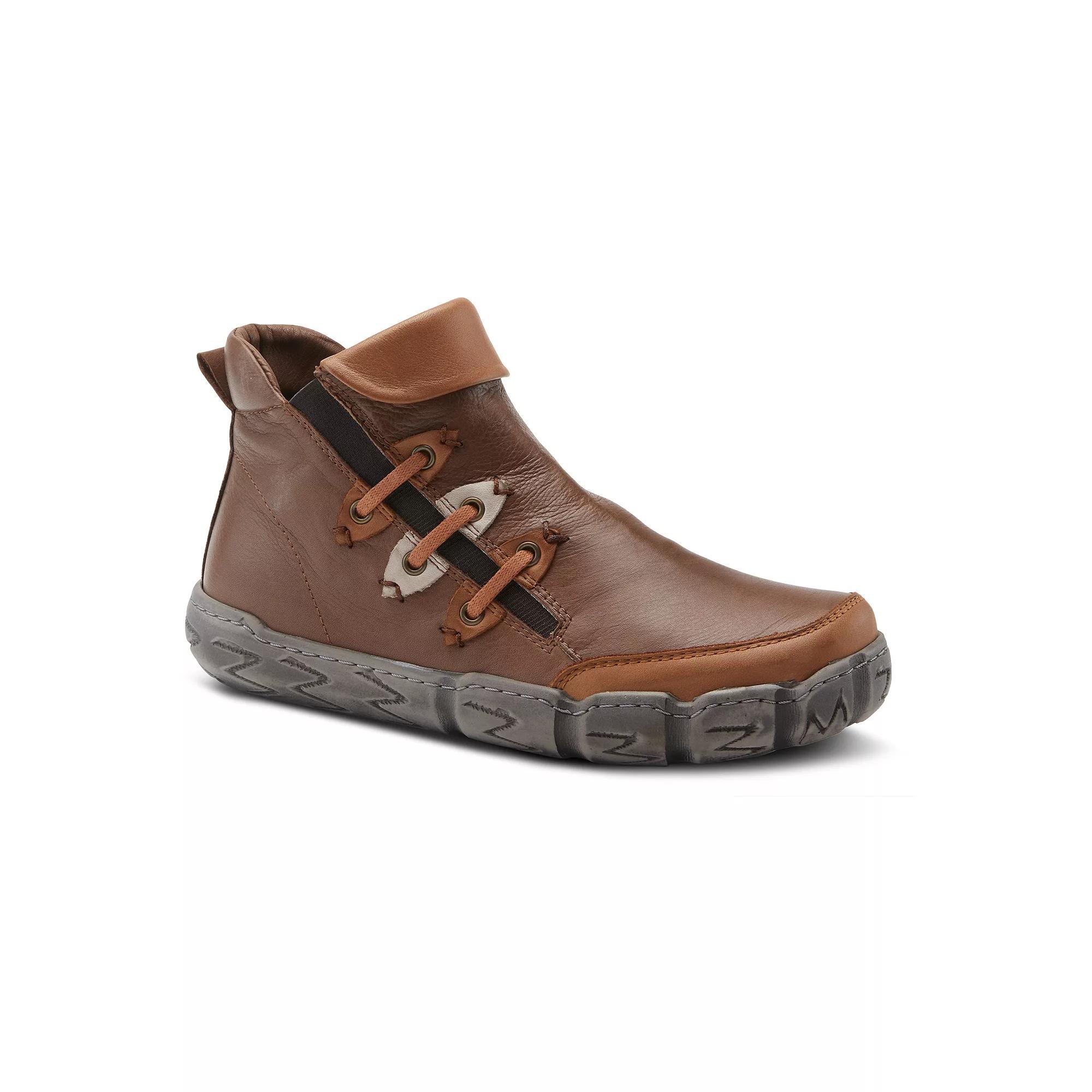 Spring Step Templa Women's Leather Ankle Boots, Size: 36, Brown Team Product Image