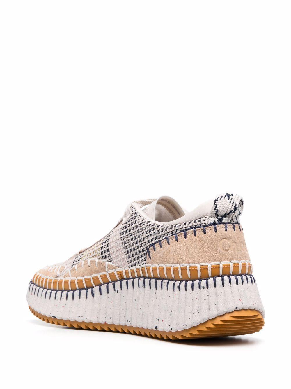 whipstitch-trim sneakers Product Image