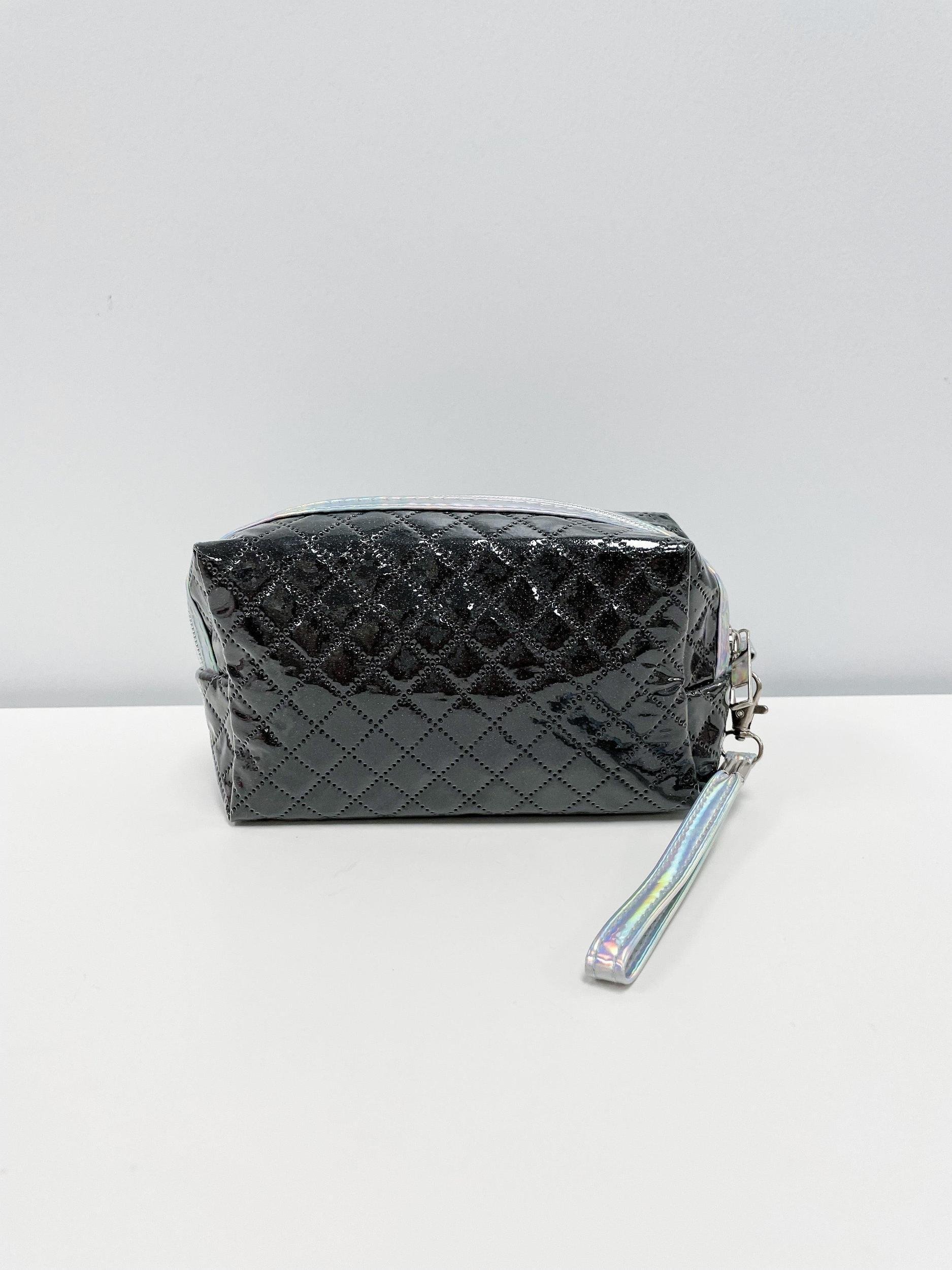 Get With It Black Glittery Make-up Case Female Product Image