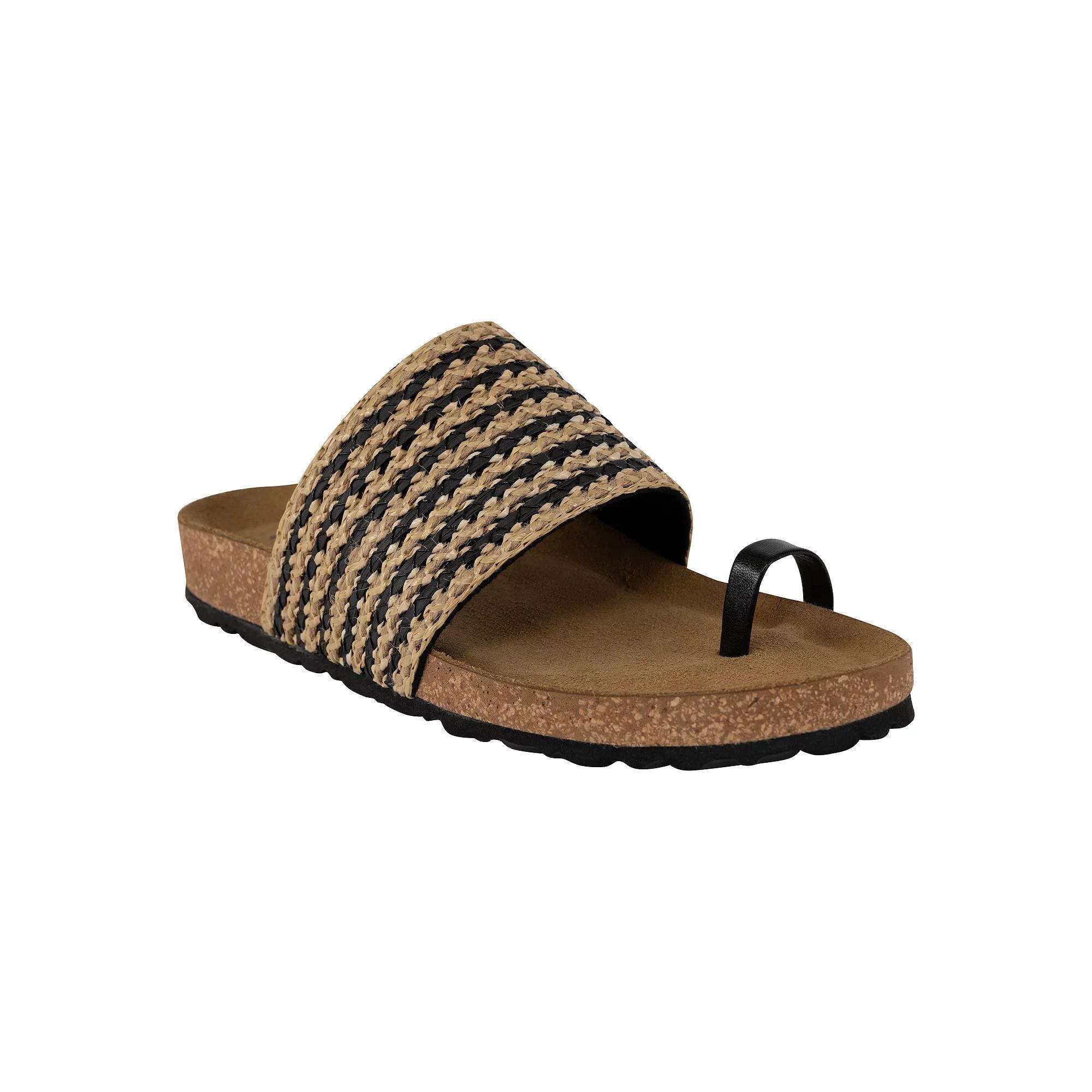 Italian Shoemakers Ginebra Women's Sandals, Size: 9, Natural White Product Image