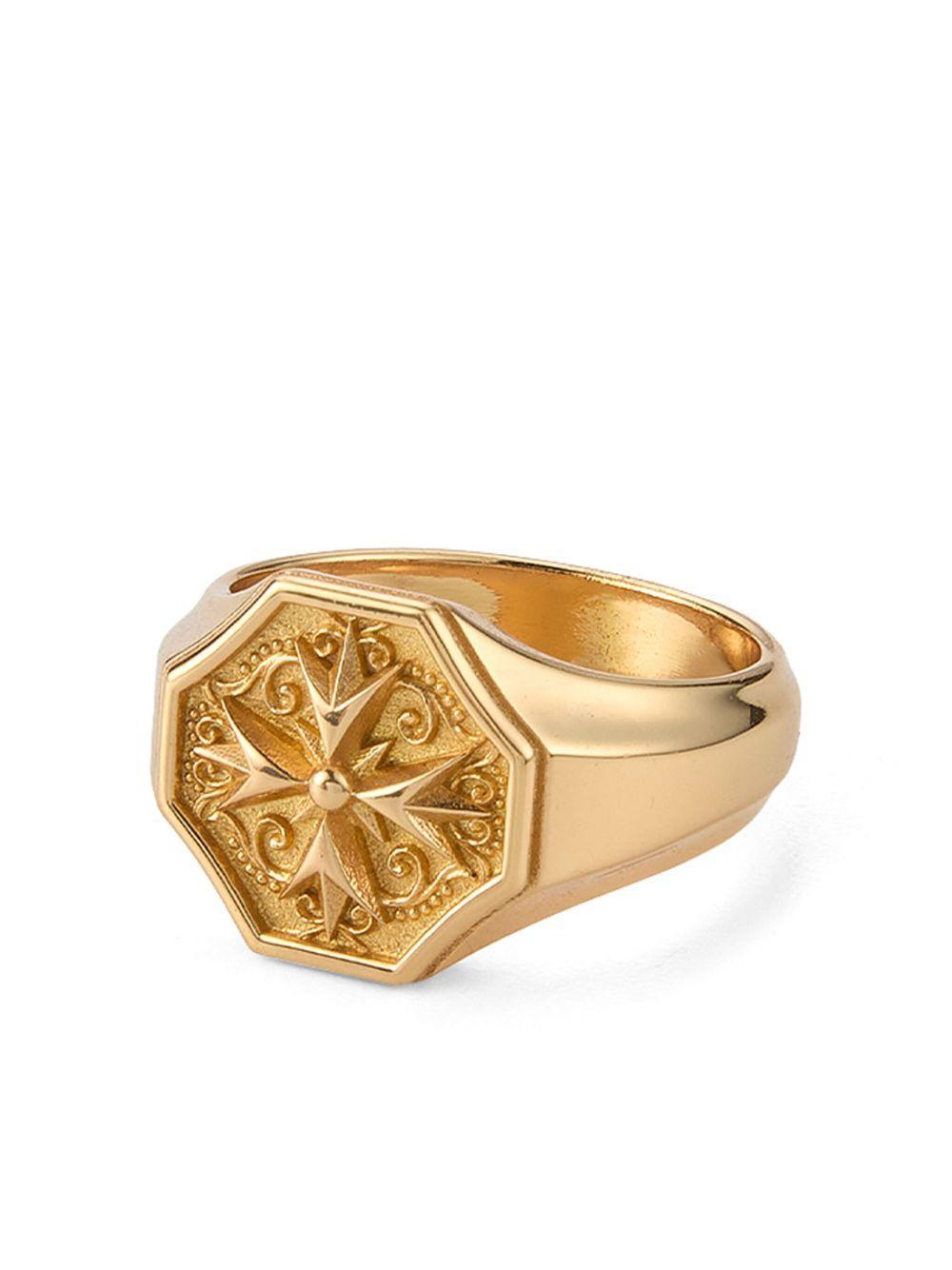 logo-crest signet ring Product Image