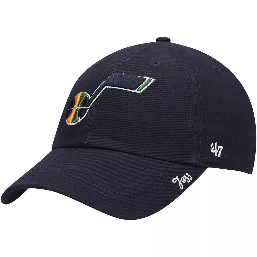 Women's '47 Navy Utah Jazz Miata Clean Up Logo Adjustable Hat, Jaz Blue Product Image