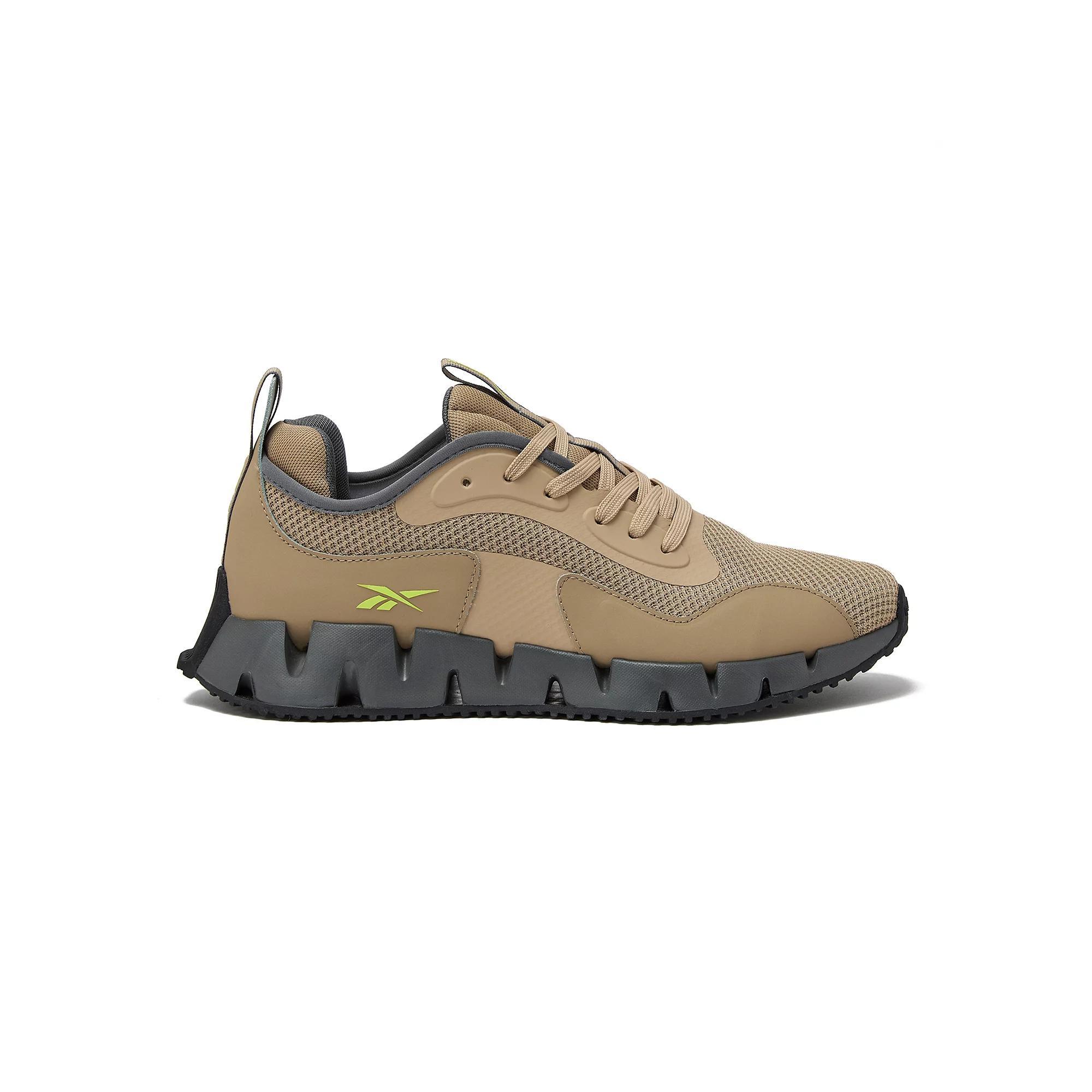 Reebok Zig Dynamica G Men's Tennis Shoes, Size: 8.5, Beige Gray Green Product Image