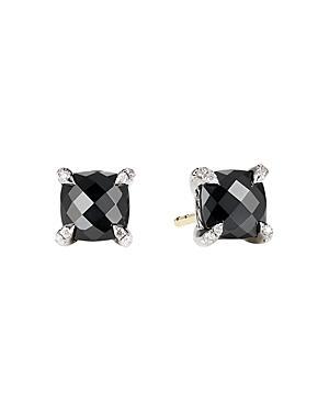 David Yurman Chatelaine Stud Earrings with Amethyst and Diamonds Product Image